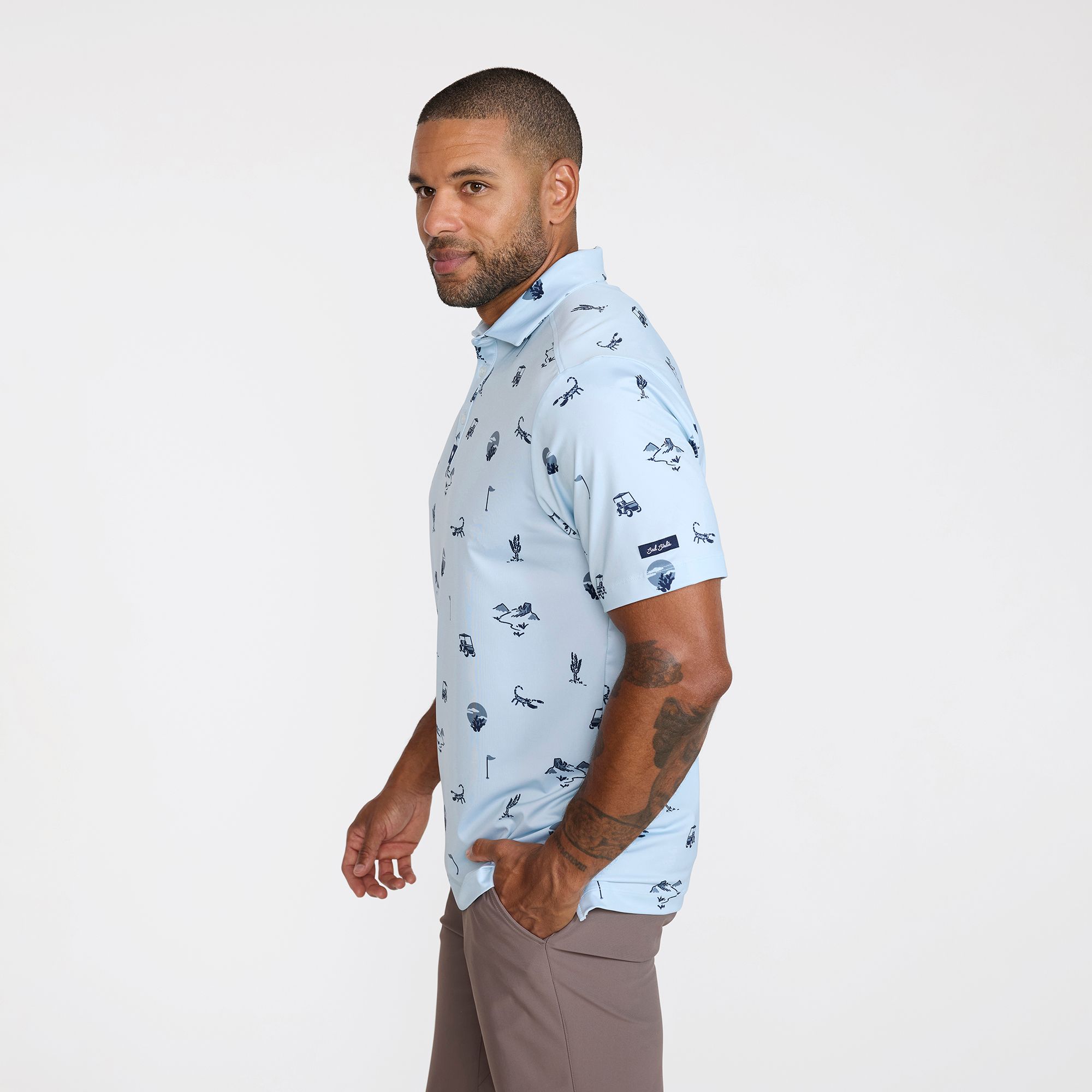 Bad Birdie Men's Desert Baddies Core Performance Golf Polo product image