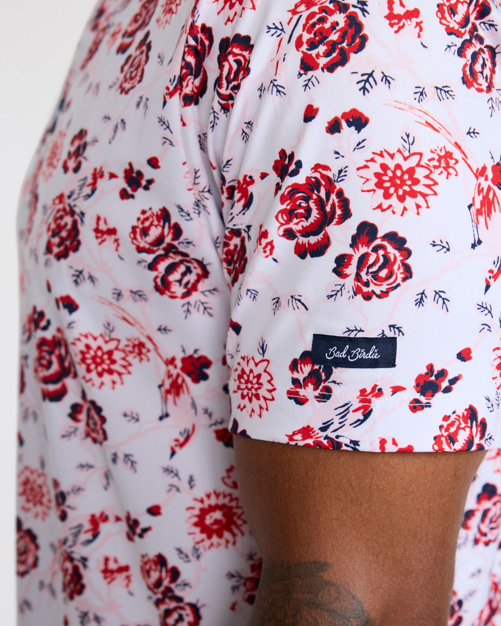 Bad Birdie Men's Blooming Back Nine Core Performance Golf Polo product image