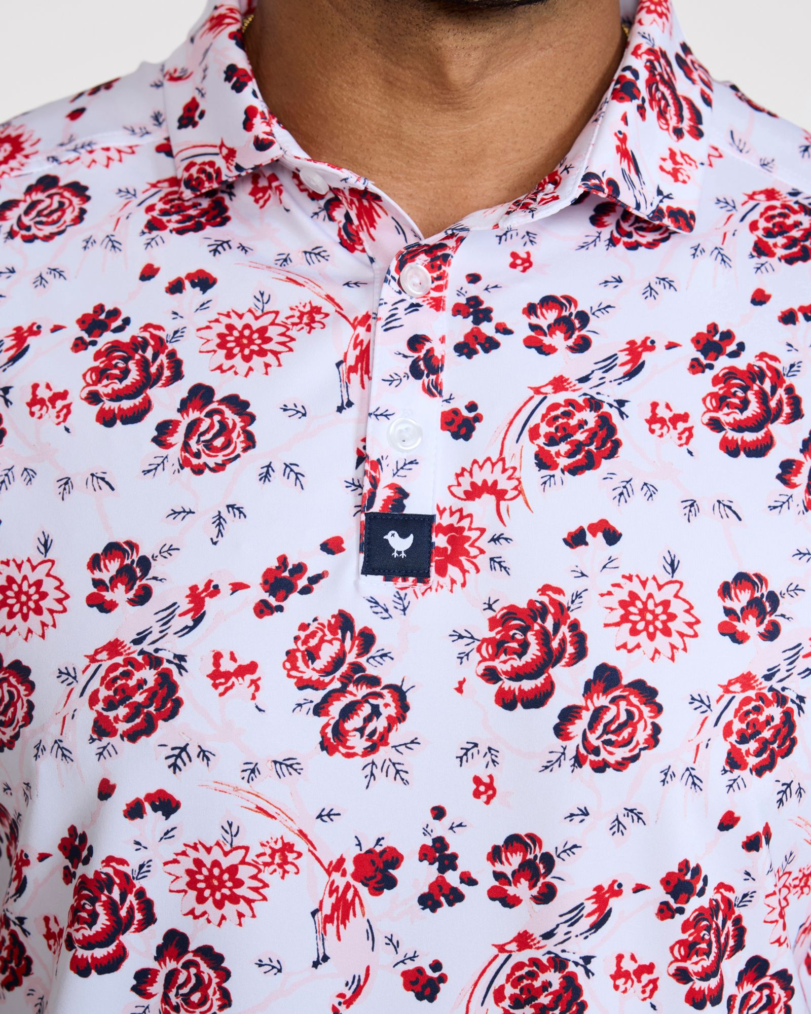 Bad Birdie Men's Blooming Back Nine Core Performance Golf Polo product image