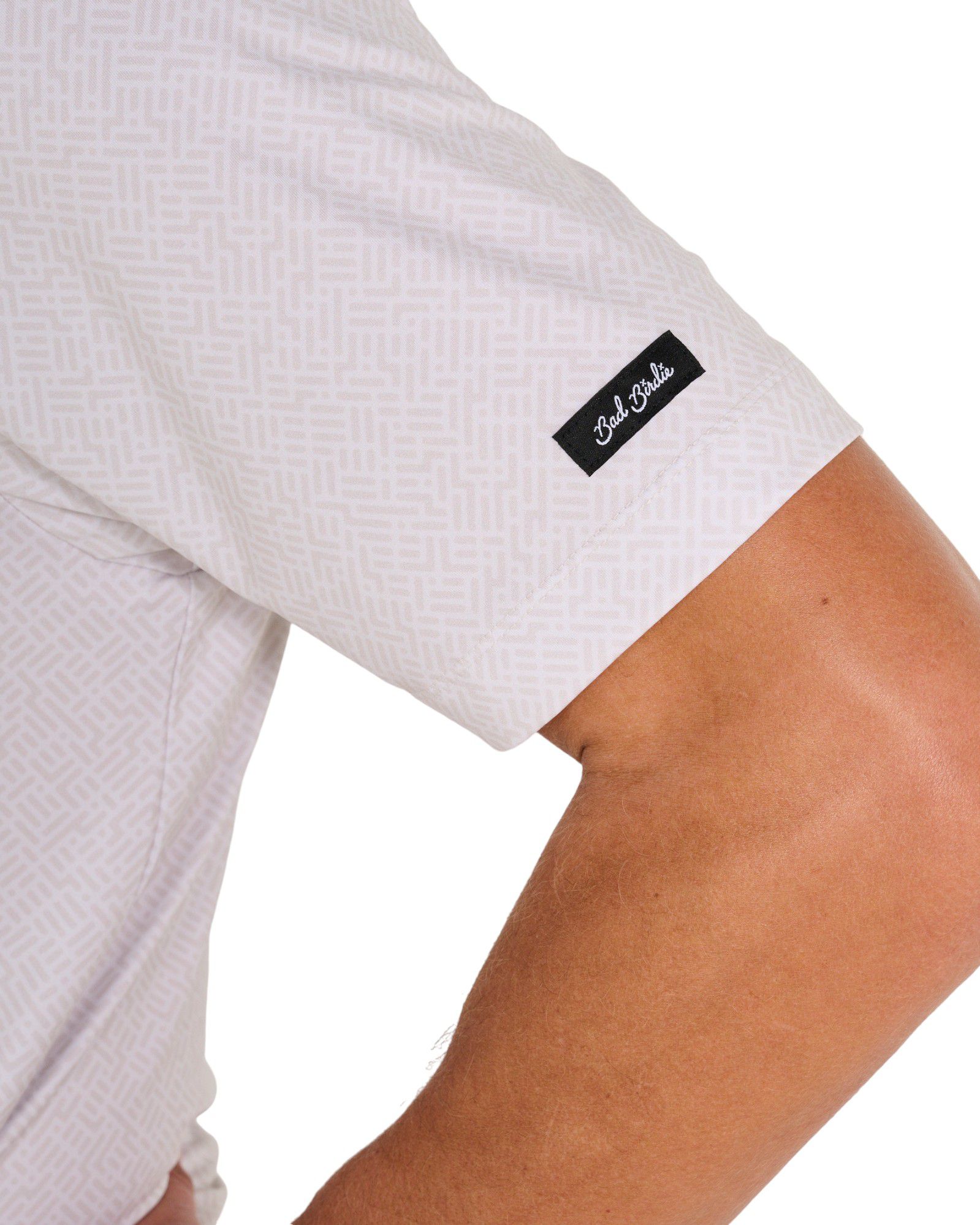 Bad Birdie Men's Cadet White Onyx Blade Golf Polo product image