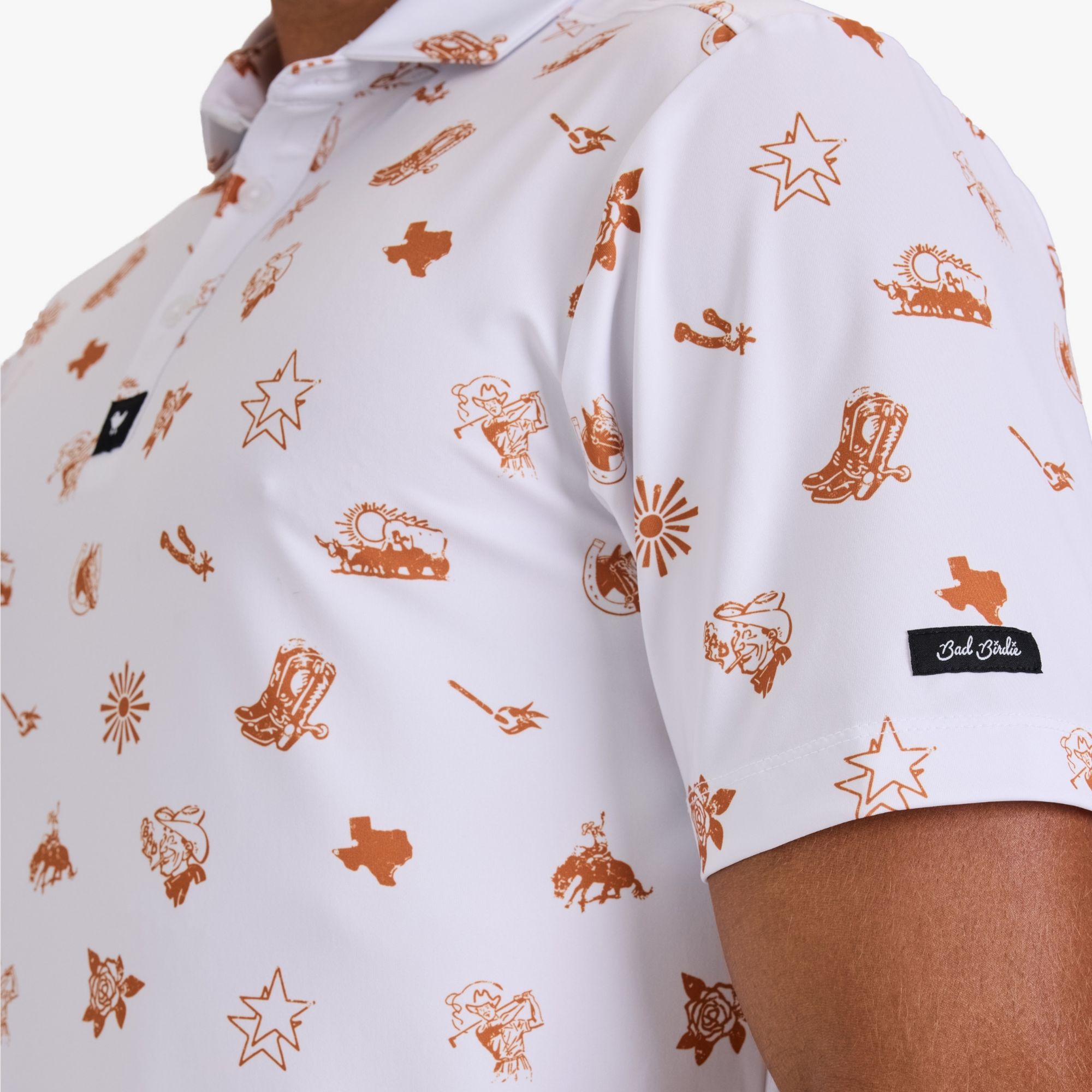 Bad Birdie Men's Texas Local Energy Core Performance Golf Polo product image