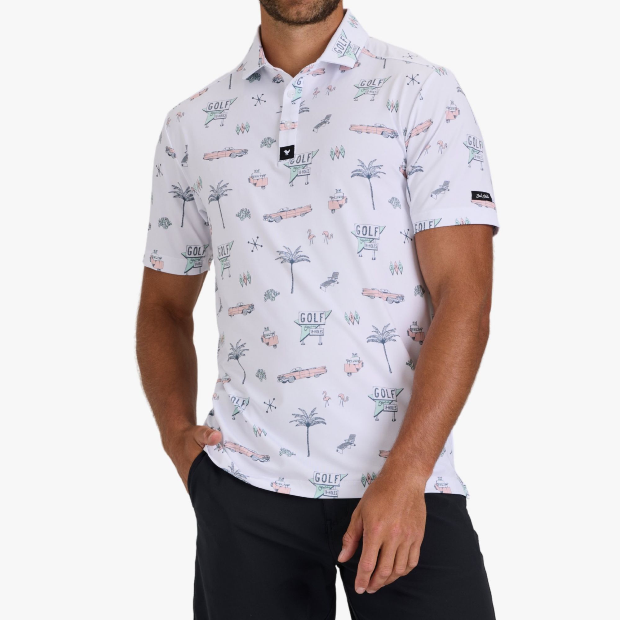 Bad Birdie Men's Swing Royale Core Performance Golf Polo product image