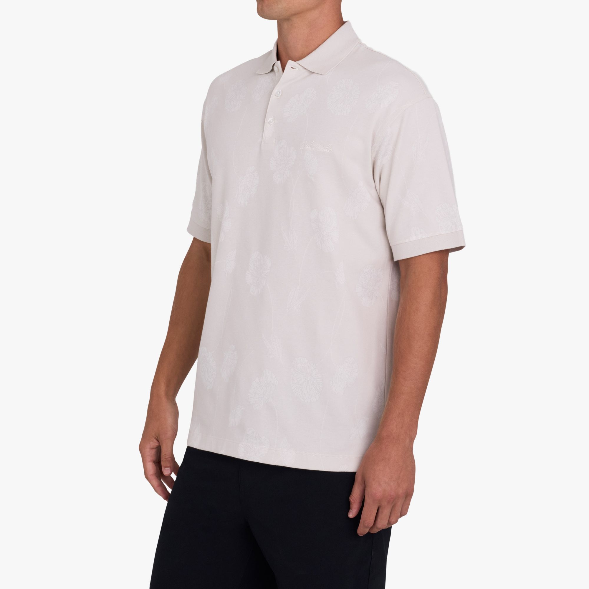 Bad Birdie Men's Bloom Me Away Jacquard Golf Polo product image