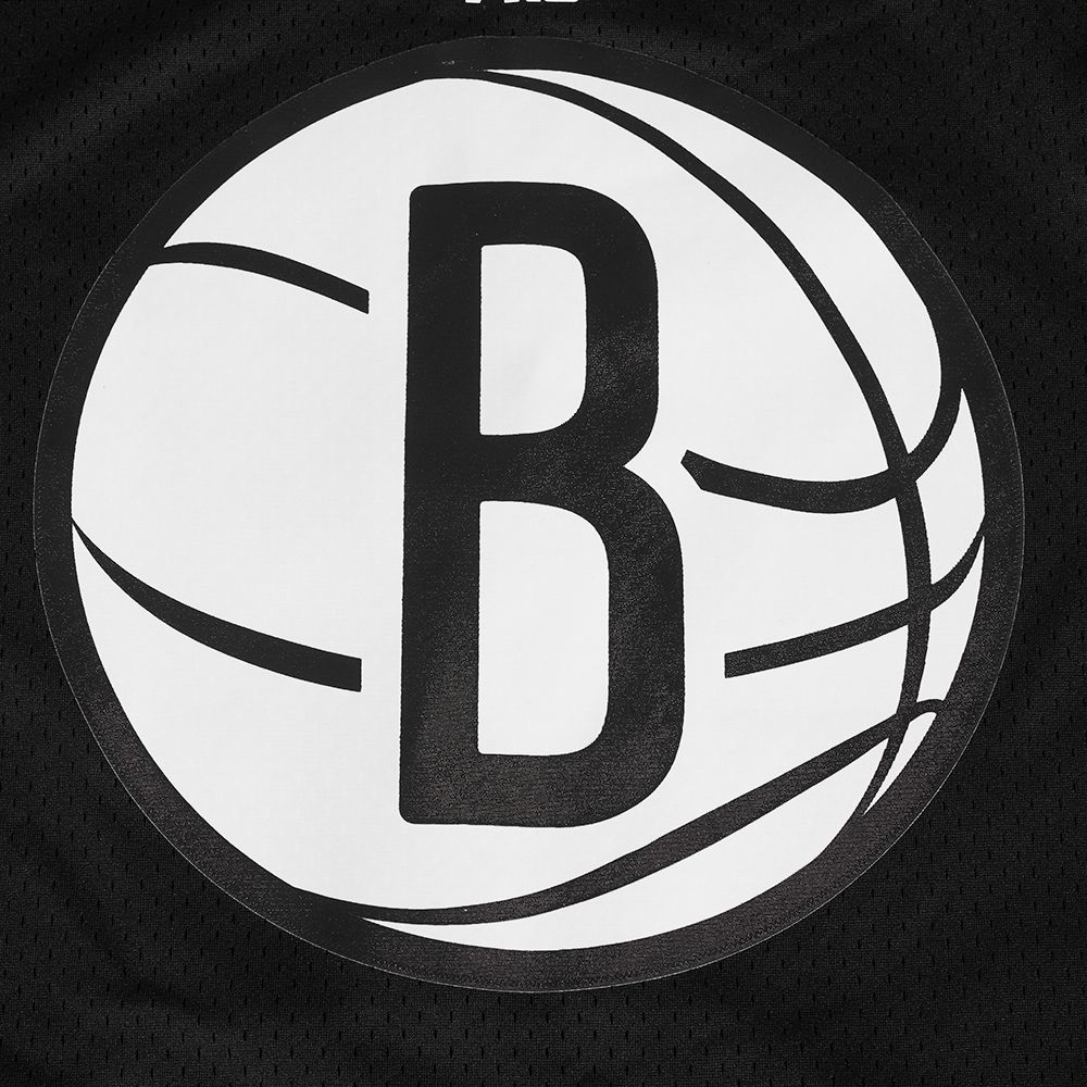 Pro Standard Men's Brooklyn Nets Black Classic Mesh Button Down Shirt product image