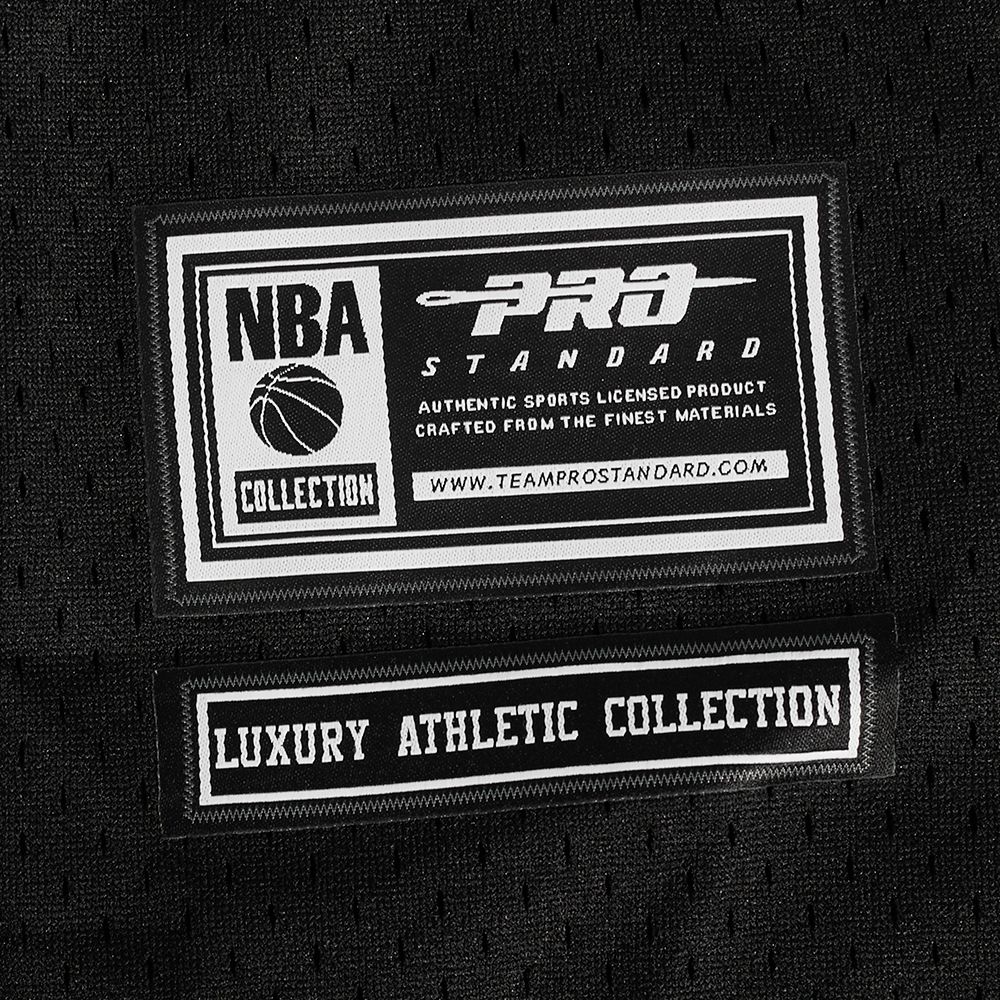 Pro Standard Men's Brooklyn Nets Black Classic Mesh Button Down Shirt product image