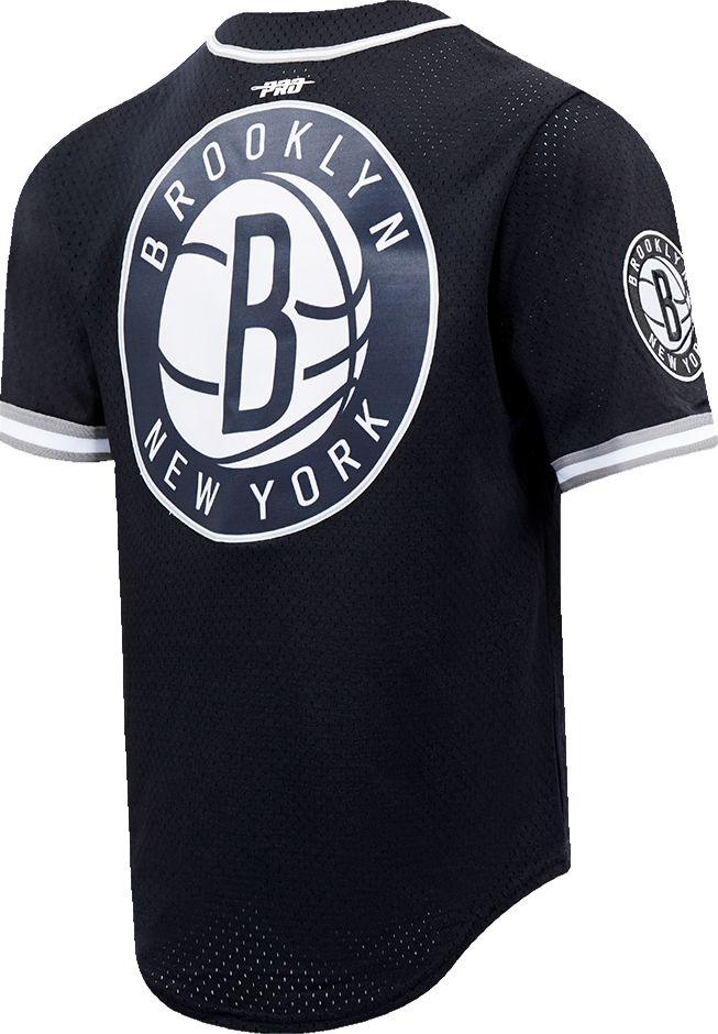 Pro Standard Men's Brooklyn Nets Grey Script Tail Mesh Jersey product image