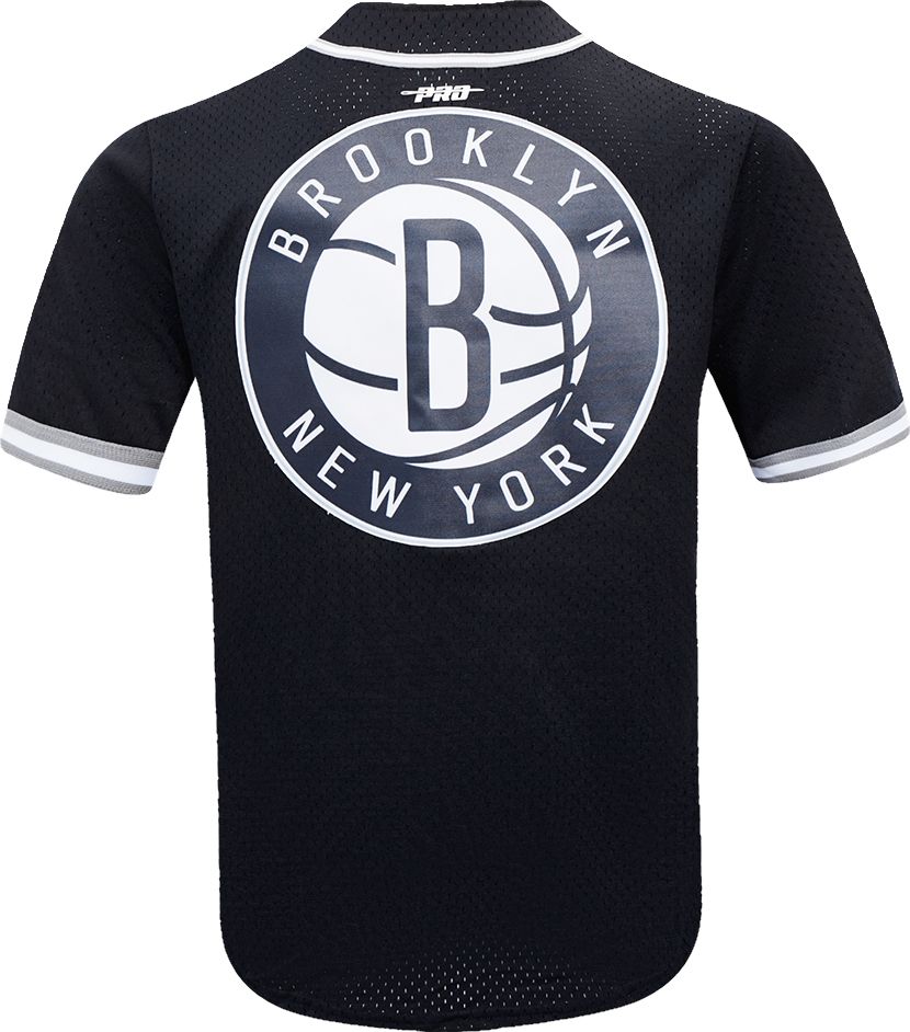 Pro Standard Men's Brooklyn Nets Grey Script Tail Mesh Jersey product image