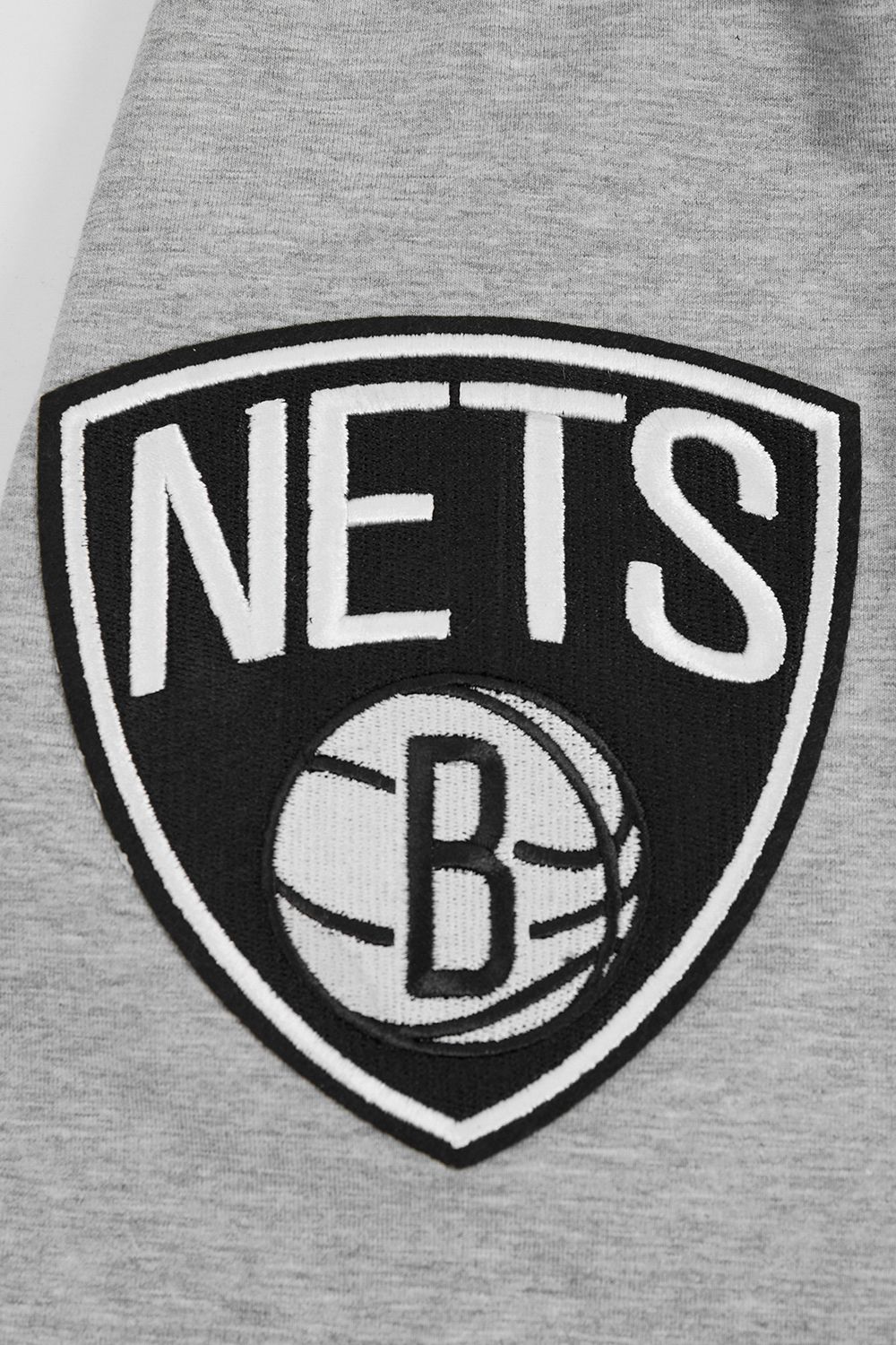 Pro Standard Men's Brooklyn Nets Gray Old English Short Sleeve T-Shirt product image