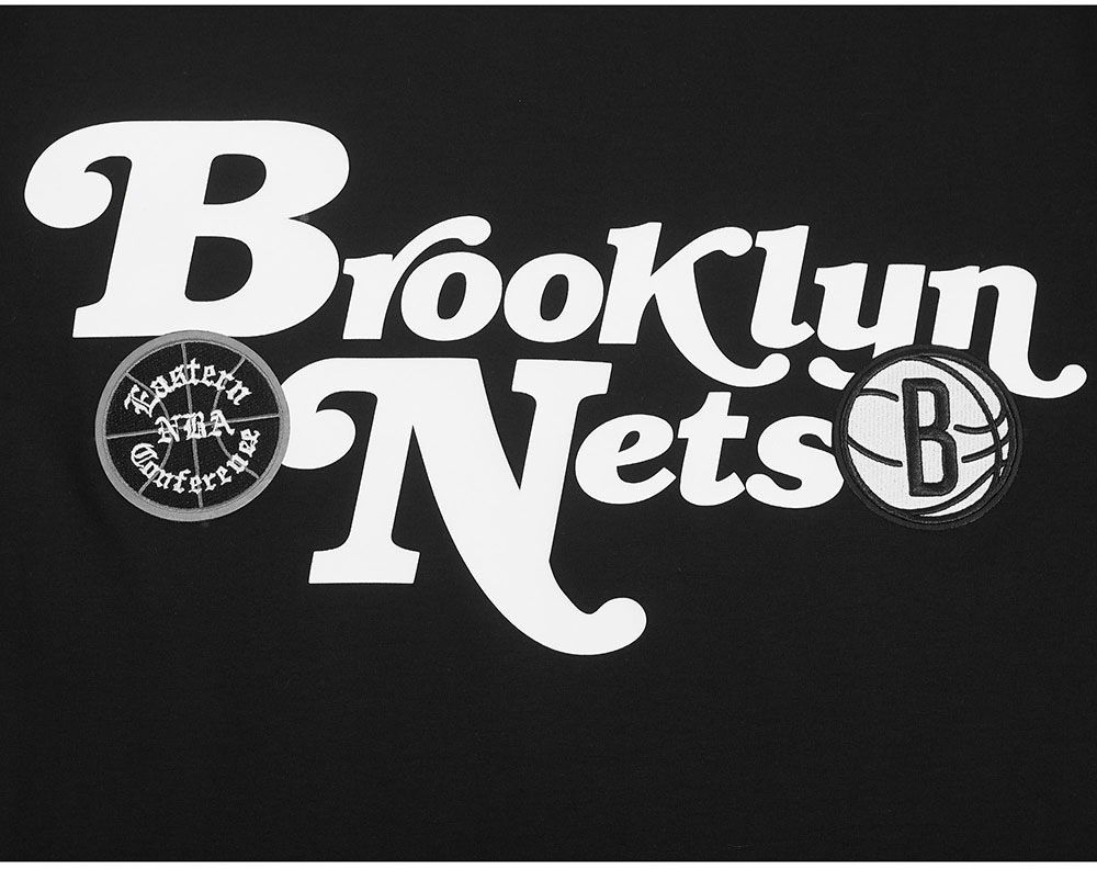 Pro Standard Men's Brooklyn Nets Black Souvenir Short Sleeve T-Shirt product image
