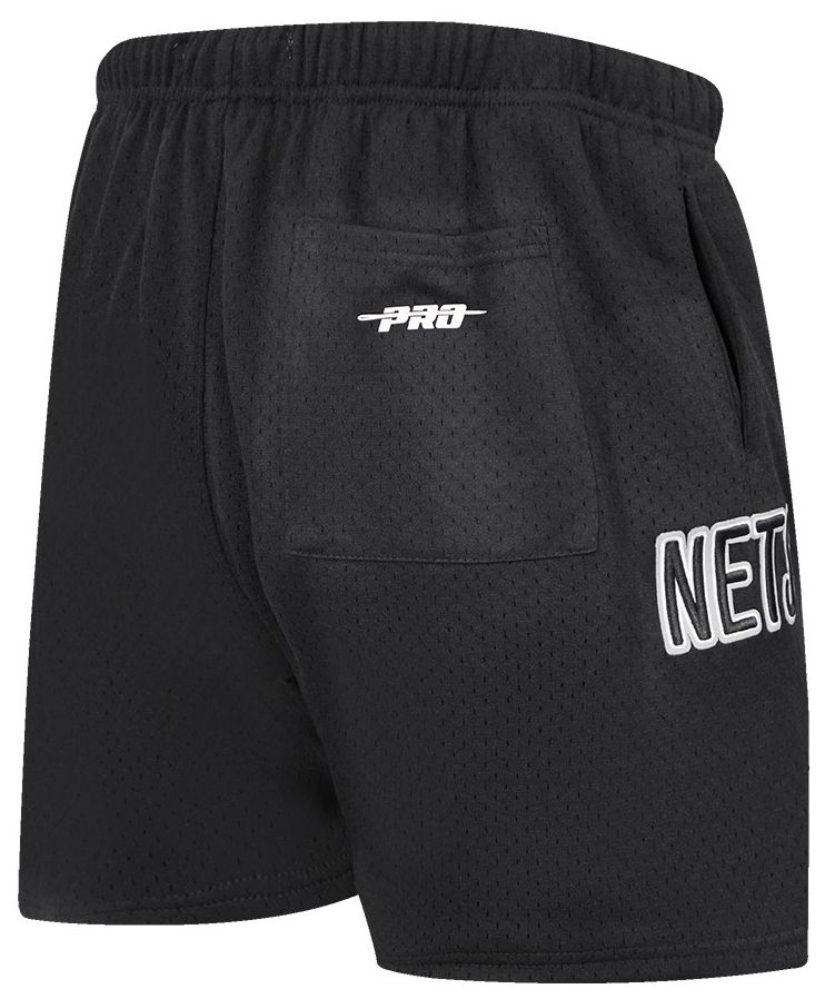 Pro Standard Men's Brooklyn Nets Black Classic Mesh Shorts product image