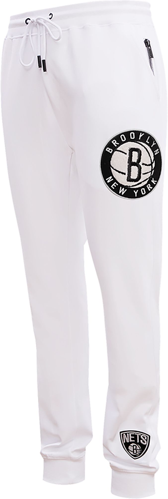 Pro Standard Men's Brooklyn Nets White Chenille Joggers product image