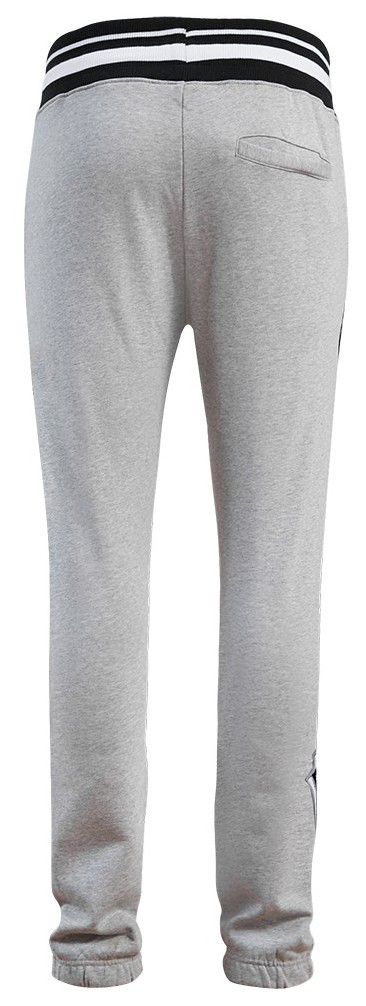 Pro Standard Men's Brooklyn Nets Gray Script Tail Rib Fleece Sweatpants product image