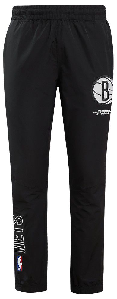 Pro Standard Men's Brooklyn Nets Black Classic Wind Suit Woven Pants product image