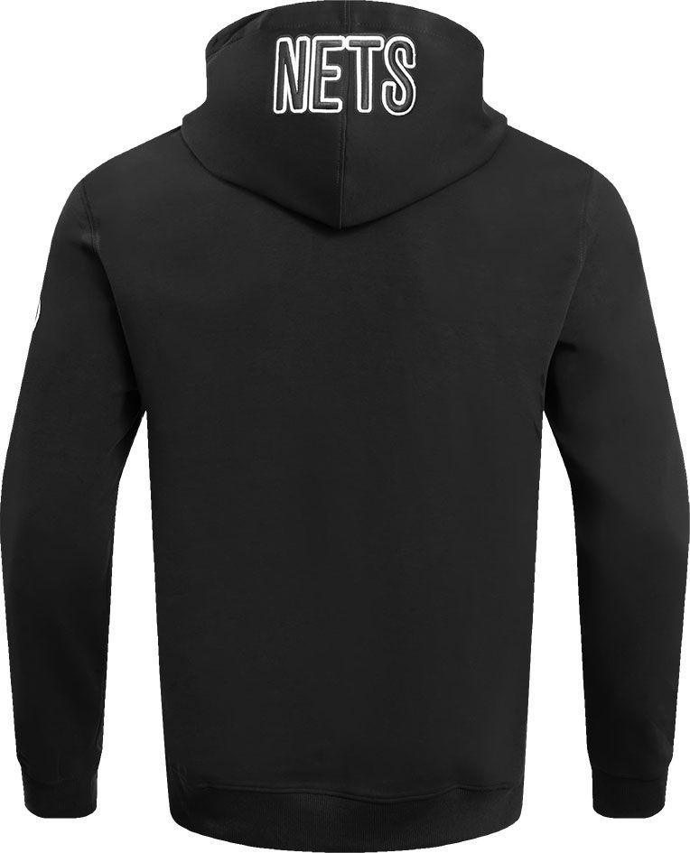 Pro Standard Men's Brooklyn Nets Black Old English Fleece Pullover Hoodie product image
