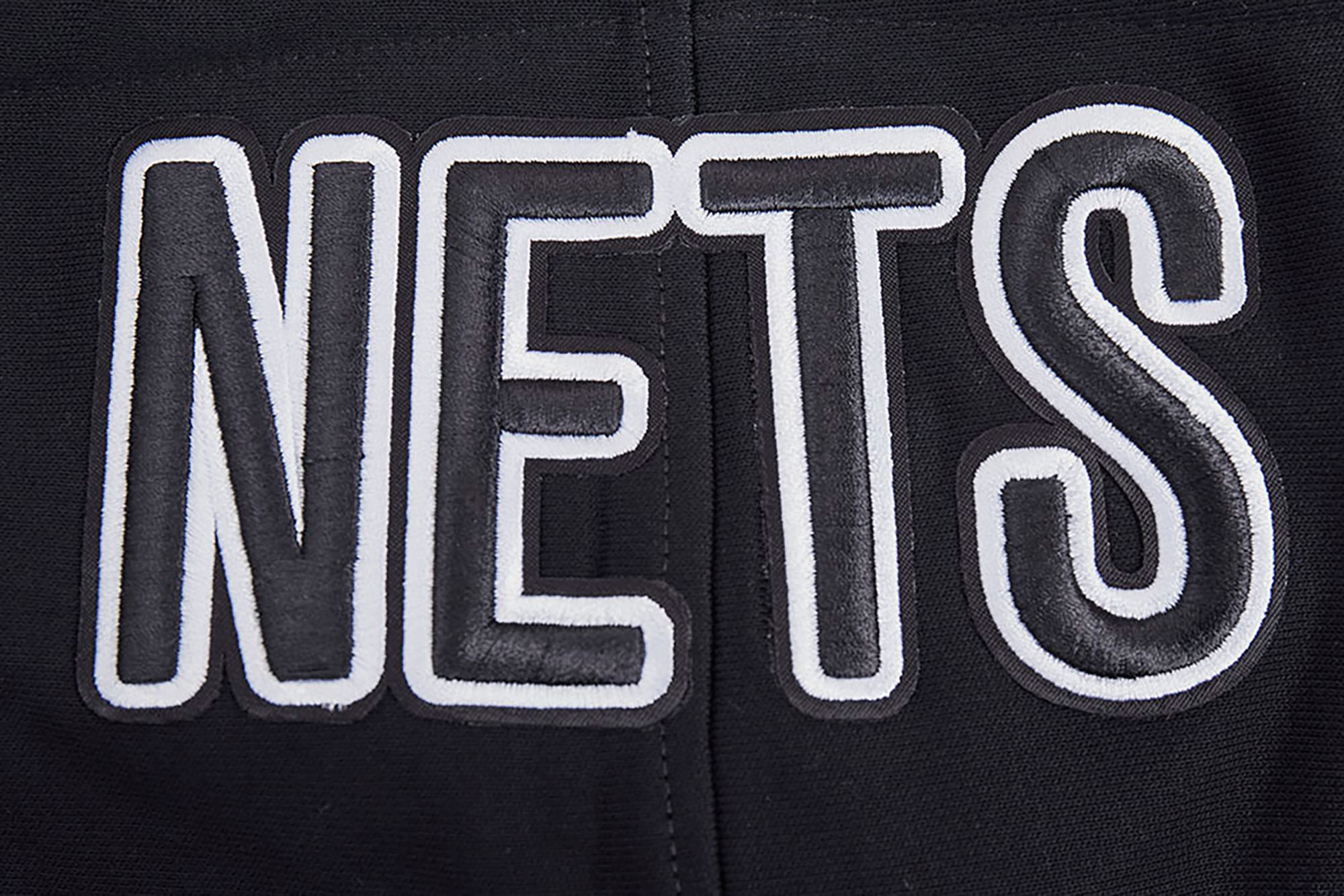 Pro Standard Men's Brooklyn Nets Black Old English Fleece Pullover Hoodie product image