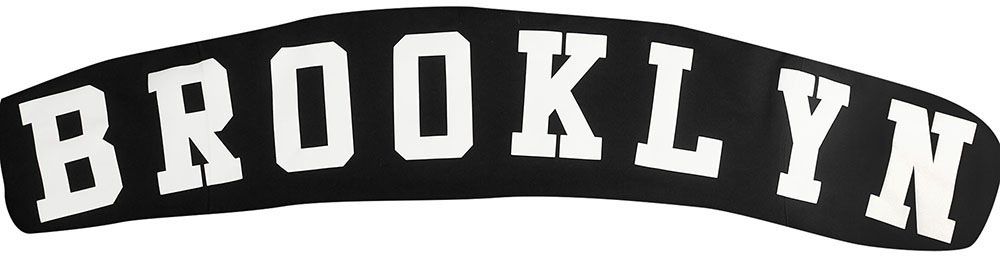 Pro Standard Men's Brooklyn Nets Black Wingspan Drop Shoulder Fleece Crewneck Sweatshirt product image