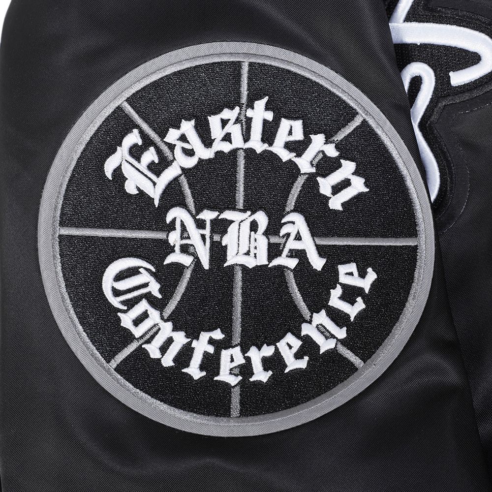 Pro Standard Men's Brooklyn Nets Black Souvenir Satin Jacket product image