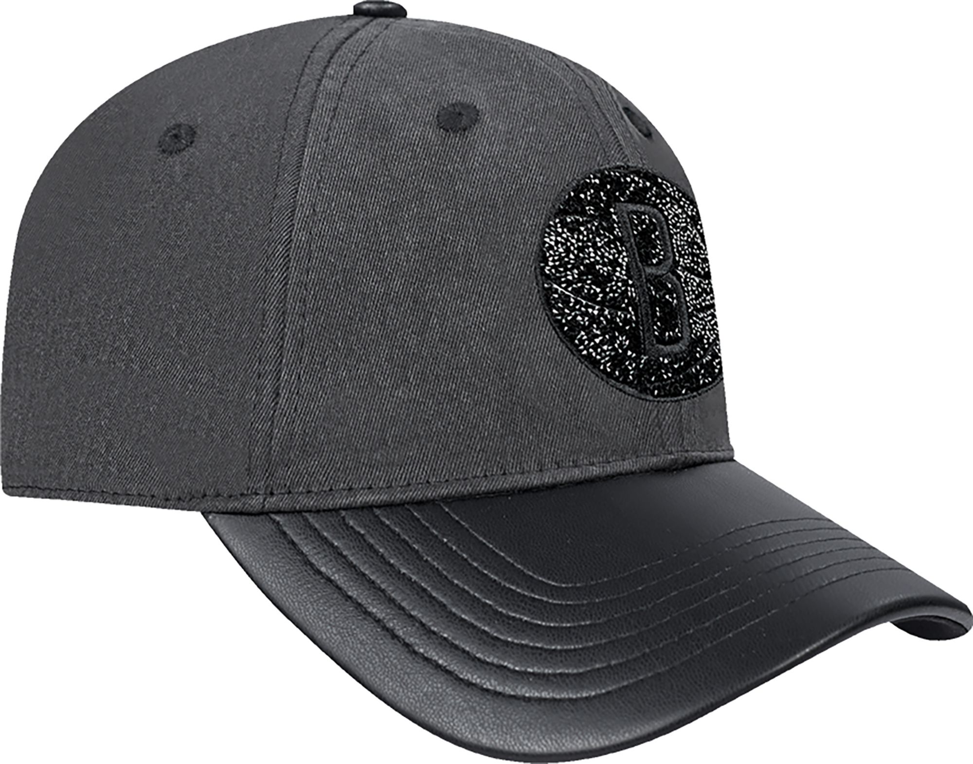 Pro Standard Women's Brooklyn Nets Black Crystalline Strapback Hat product image