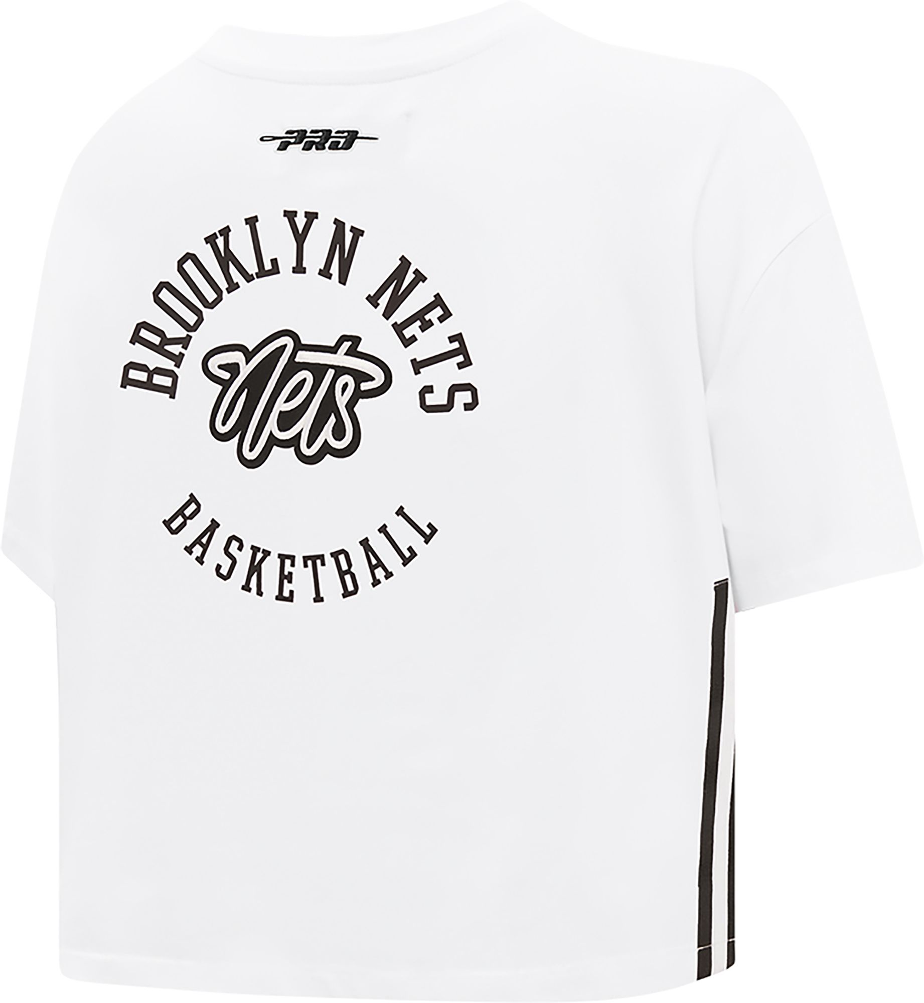 Pro Standard Women's Brooklyn Nets White Crest Emblem Boxy T-Shirt product image