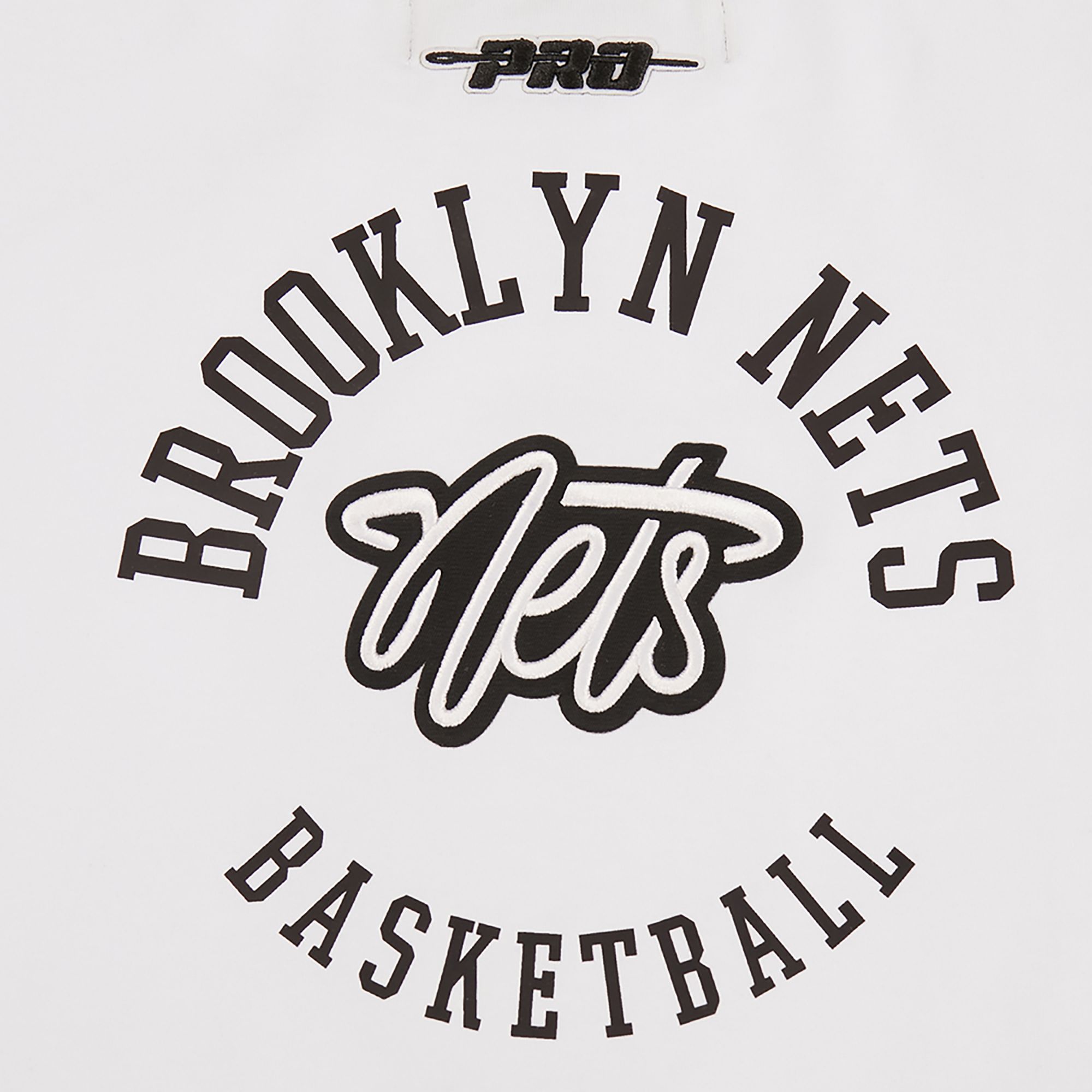 Pro Standard Women's Brooklyn Nets White Crest Emblem Boxy T-Shirt product image