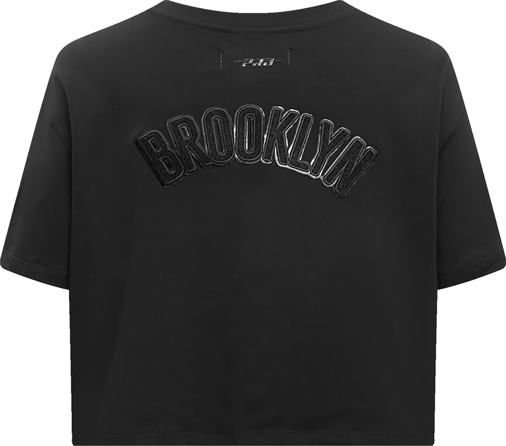 Pro Standard Women's Brooklyn Nets Black Boxy T-Shirt product image