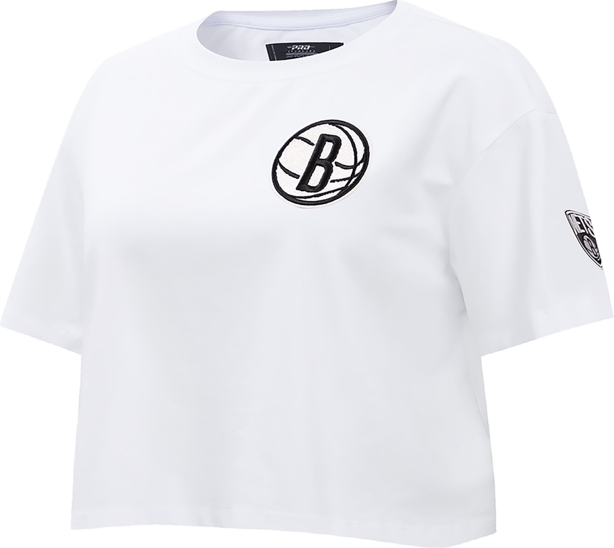 Pro Standard Women's Brooklyn Nets White Boxy T-Shirt product image