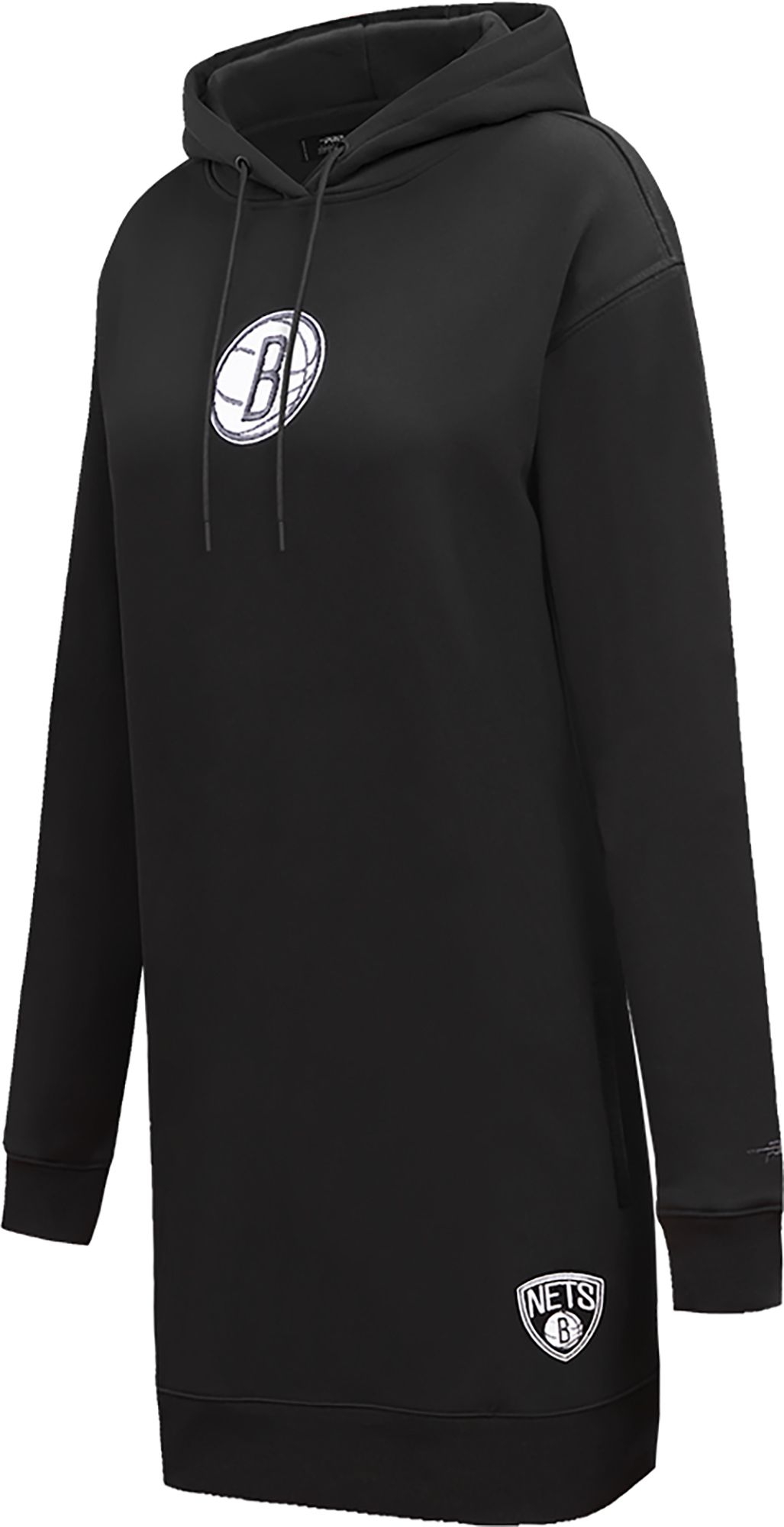 Pro Standard Women's Brooklyn Nets Black Hooded Dress product image