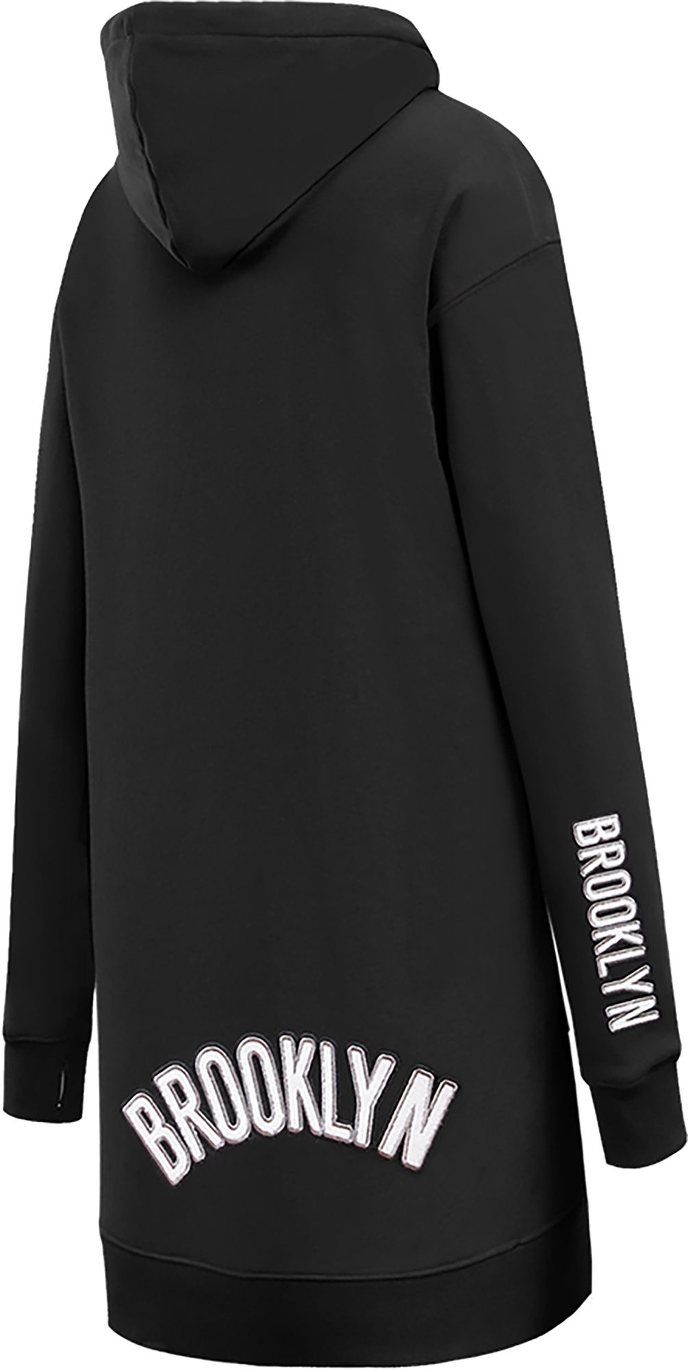 Pro Standard Women's Brooklyn Nets Black Hooded Dress product image