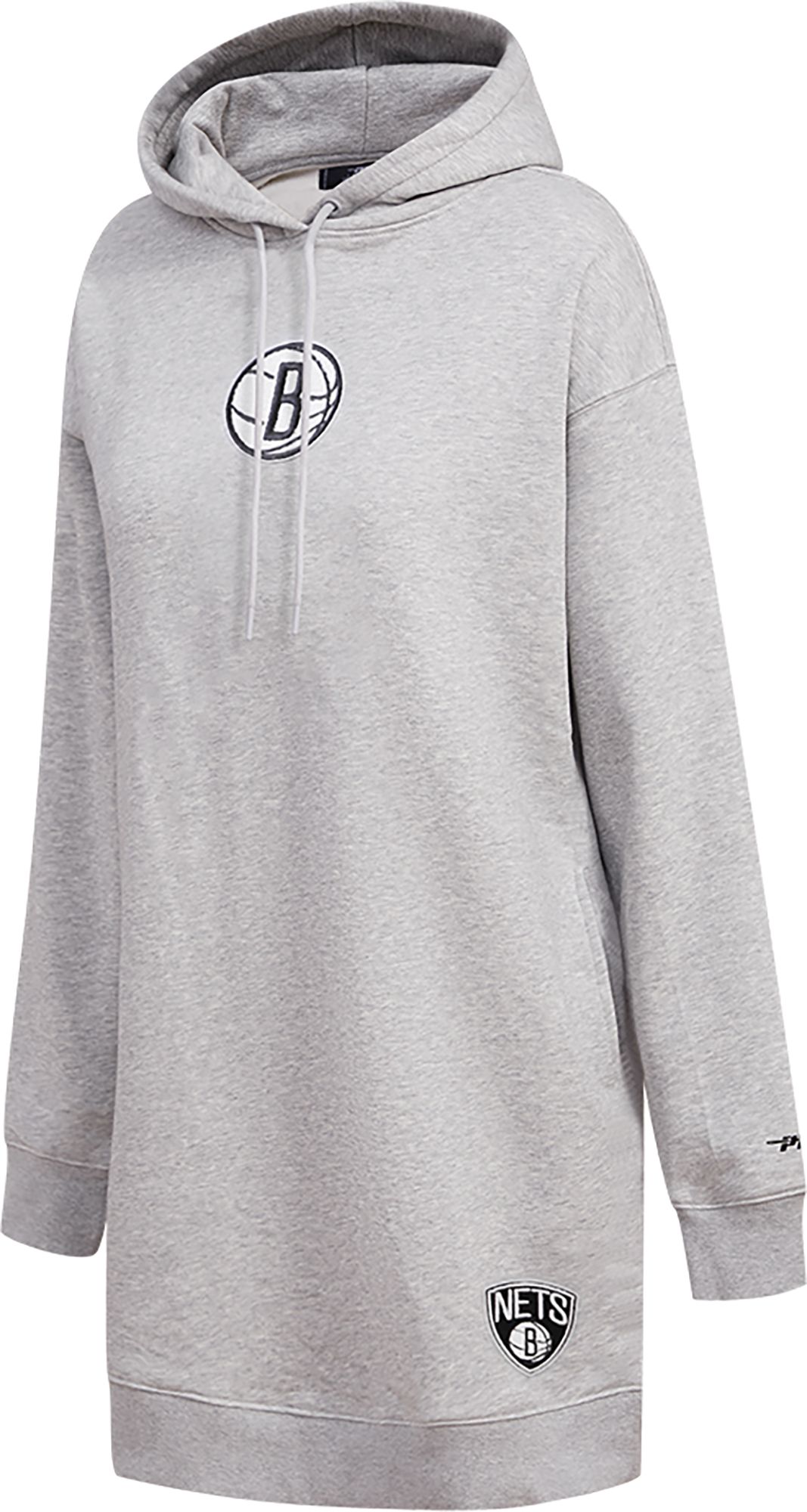 Pro Standard Women's Brooklyn Nets Grey Hooded Dress product image