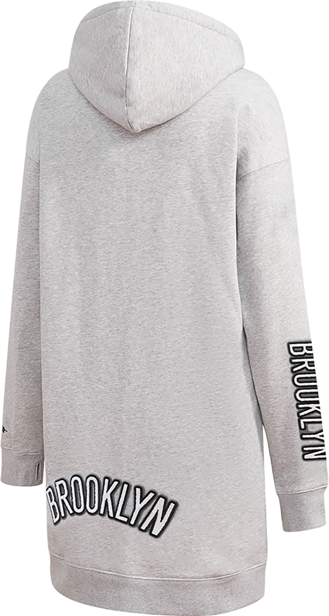 Pro Standard Women's Brooklyn Nets Grey Hooded Dress product image
