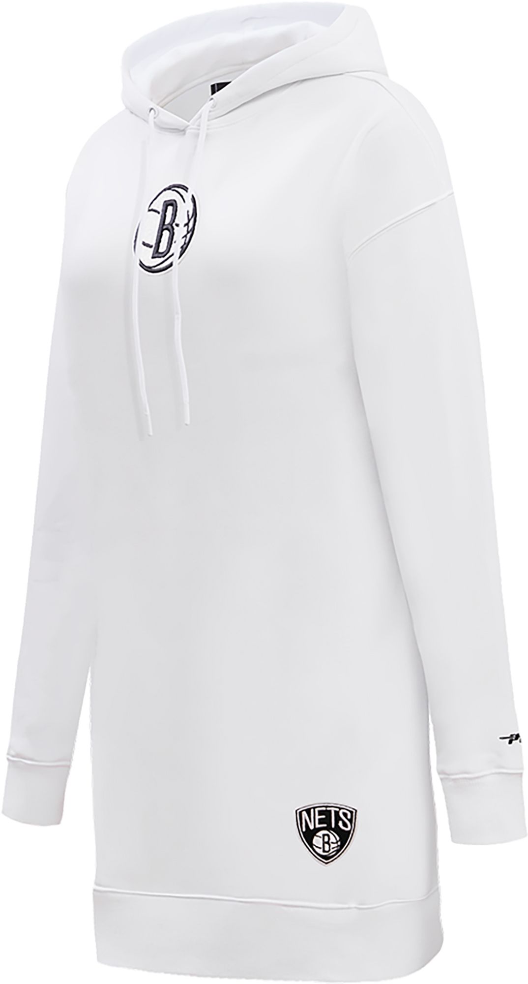 Pro Standard Women's Brooklyn Nets White Hooded Dress product image