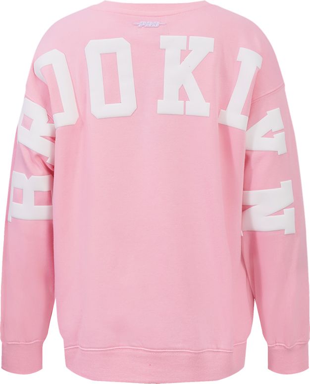 Pro Standard Girls' Brooklyn Nets Wingspan Fleece Crewneck Sweatshirt ...