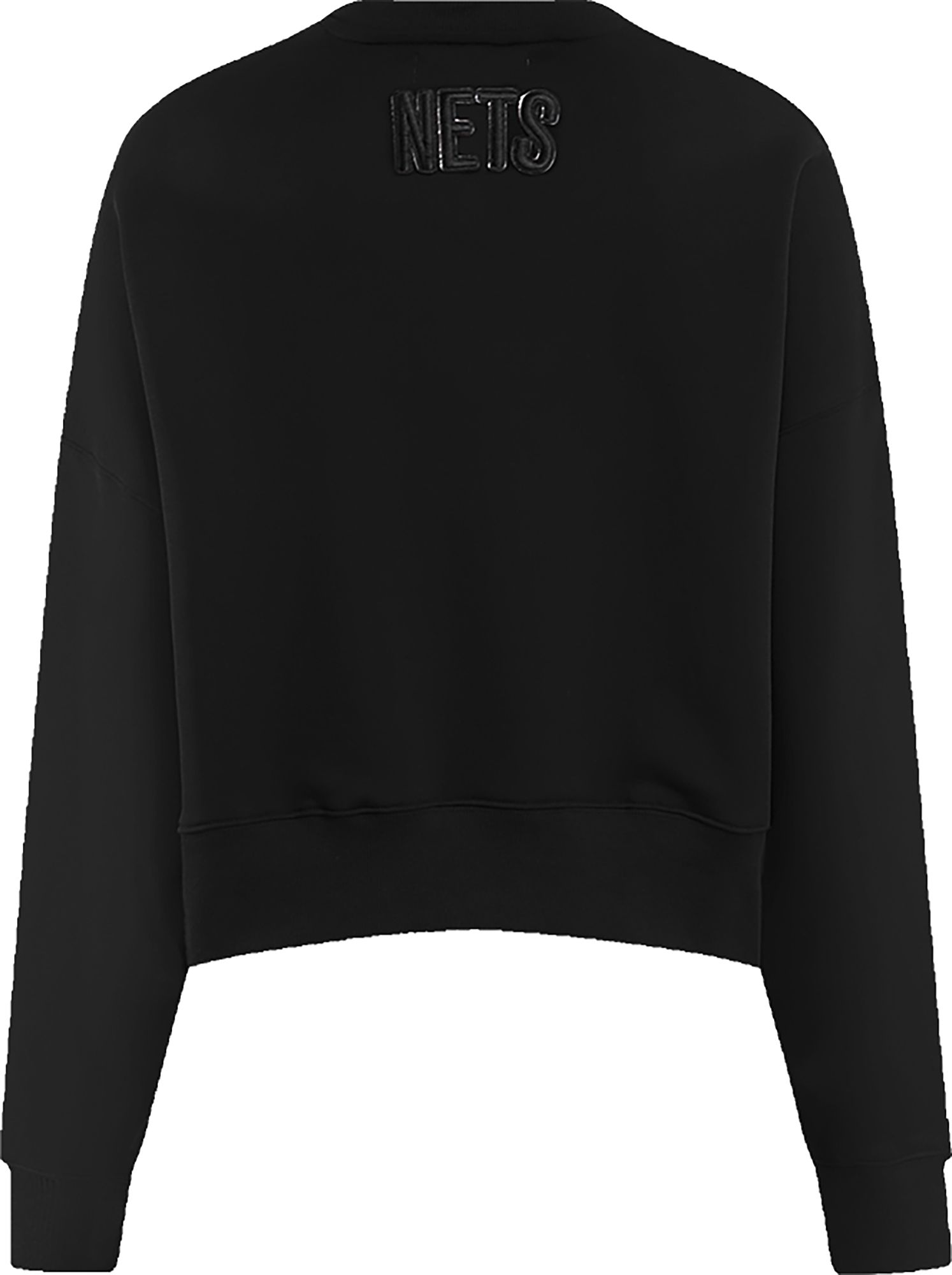 Pro Standard Women's Brooklyn Nets Black Fleece Crewneck Sweater product image