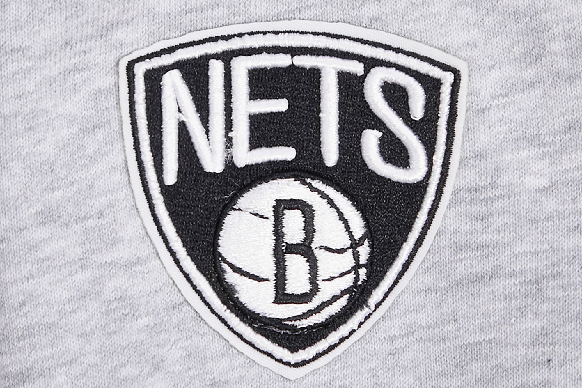 Pro Standard Women's Brooklyn Nets Grey Fleece Pullover Hoodie product image