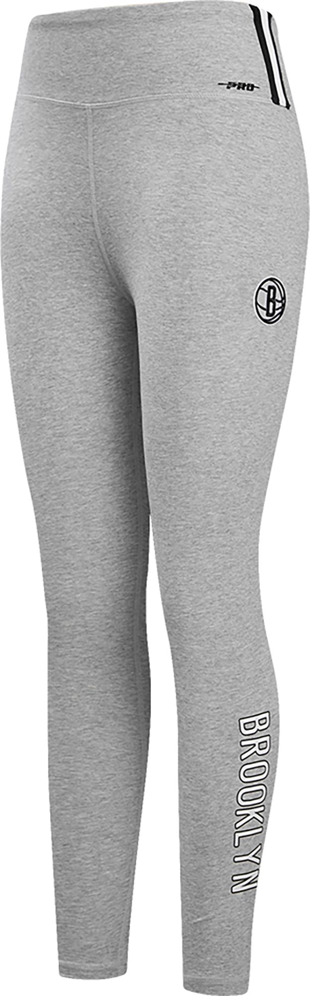 Pro Standard Women's Brooklyn Nets Grey Jersey Leggings product image