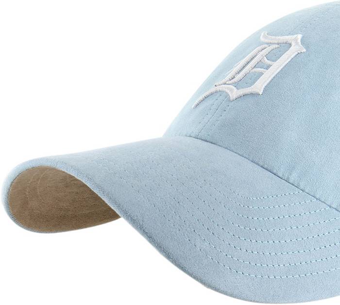 47 Adult Detroit Tigers Blue Batting Practice Suede Clean Up Adjustable Hat