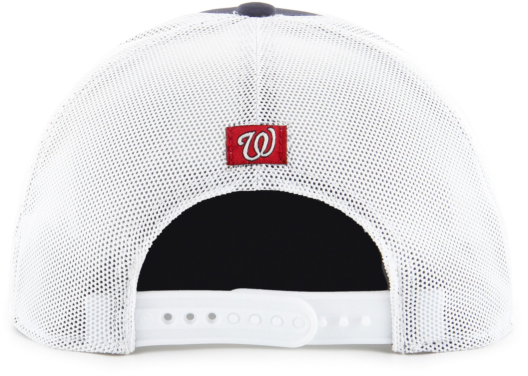 '47 Adult Washington Nationals Navy Burgess Adjustable Trucker Hat product image