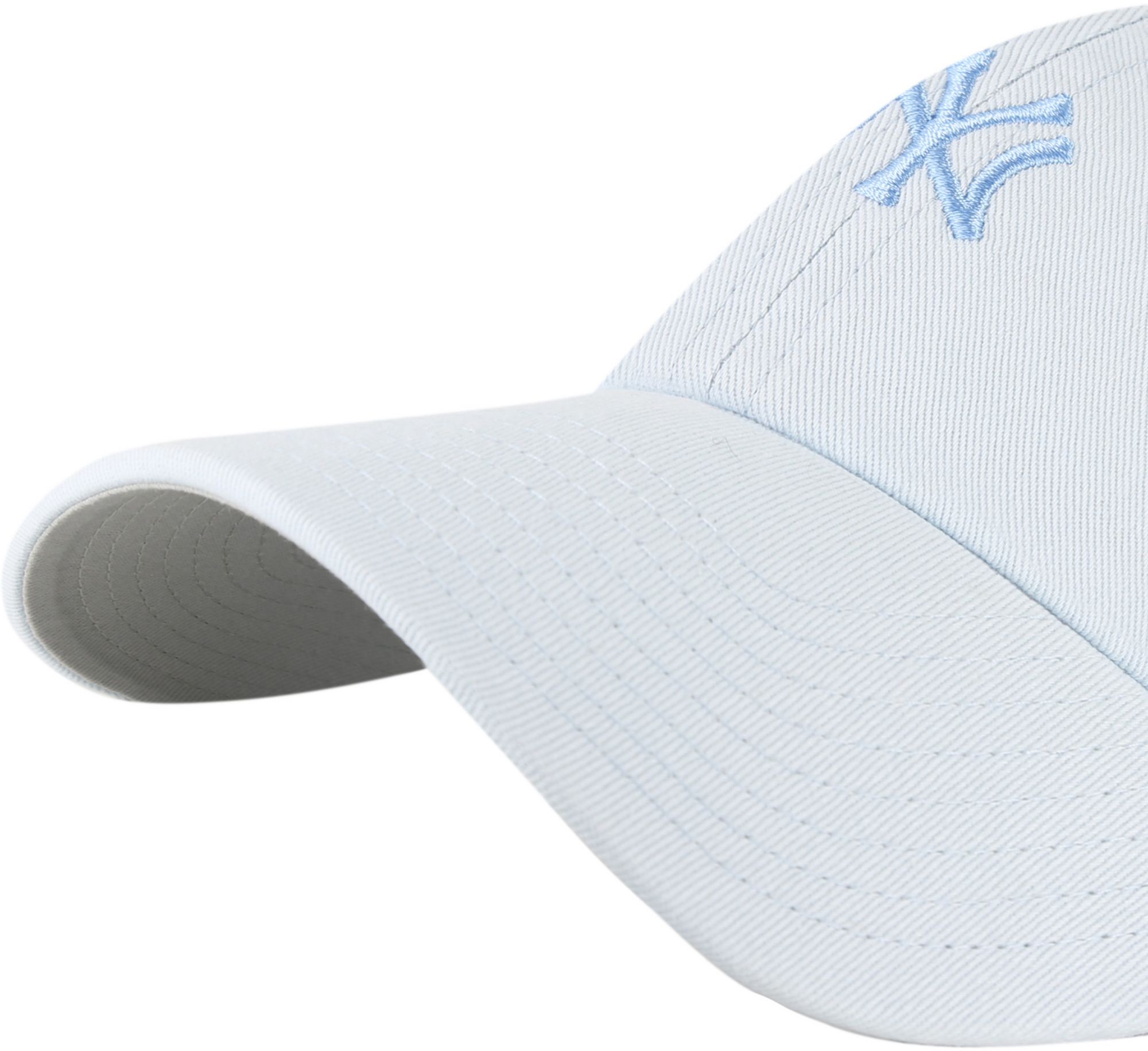 '47 Adult New York Yankees Light Blue Two Tone Fashion Clean Up Adjustable Hat product image