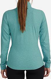 Bad Birdie Women's Long Sleeve ¼ Zip Slate Layering Golf Top product image