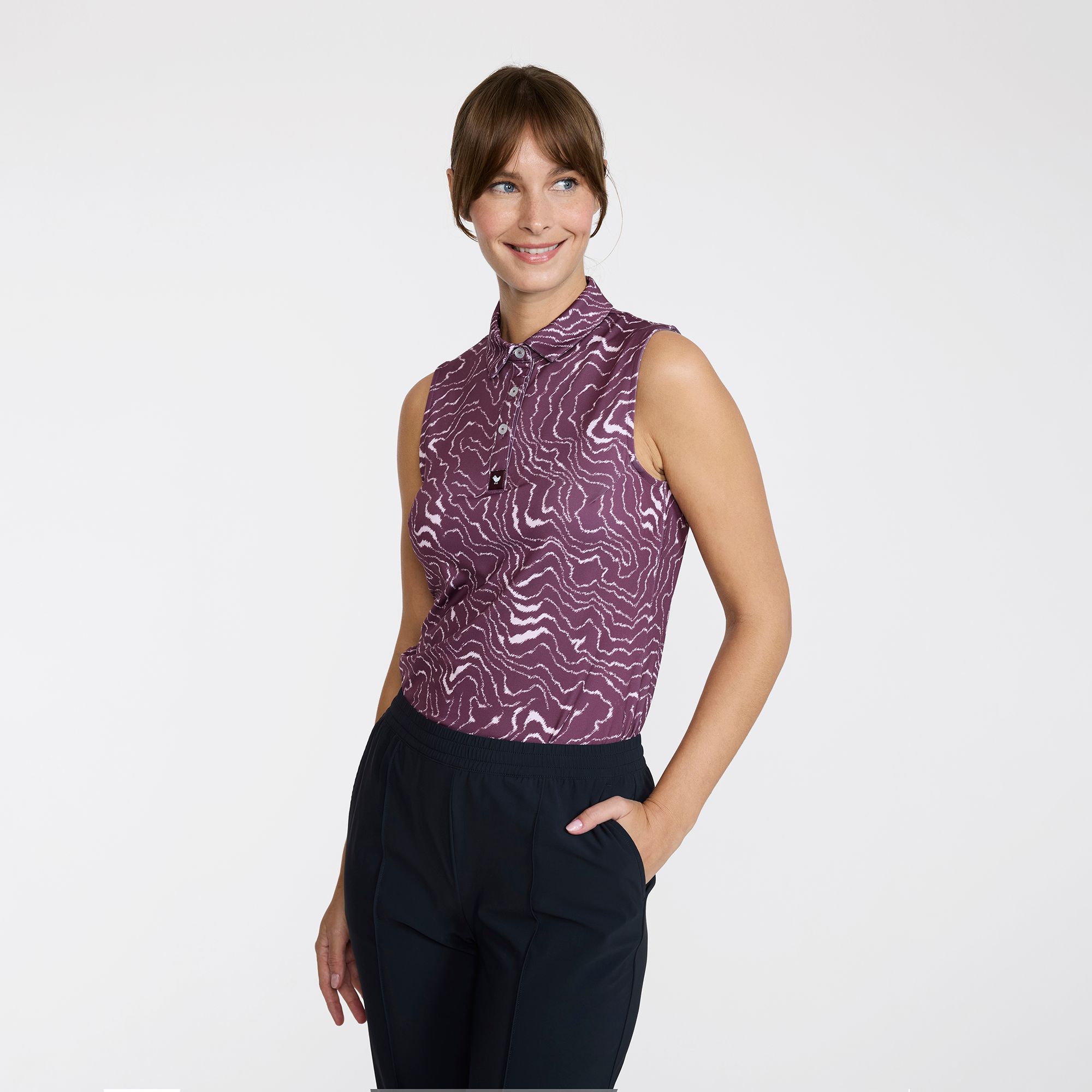 Bad Birdie Women's Sleeveless Performance Golf Polo product image