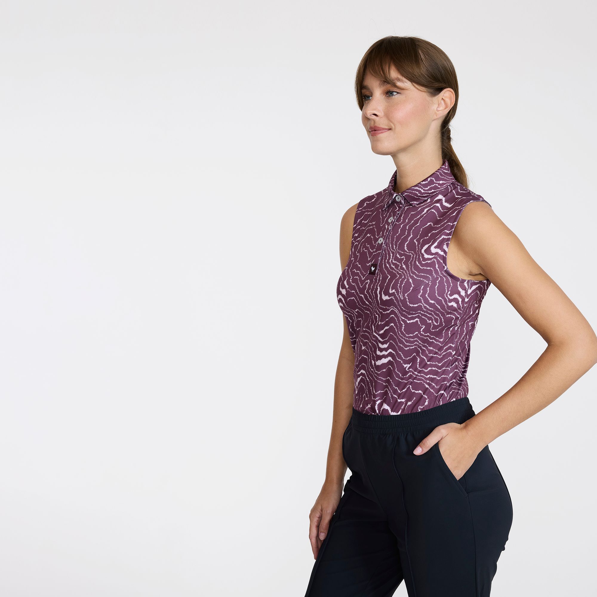 Bad Birdie Women's Sleeveless Performance Golf Polo product image