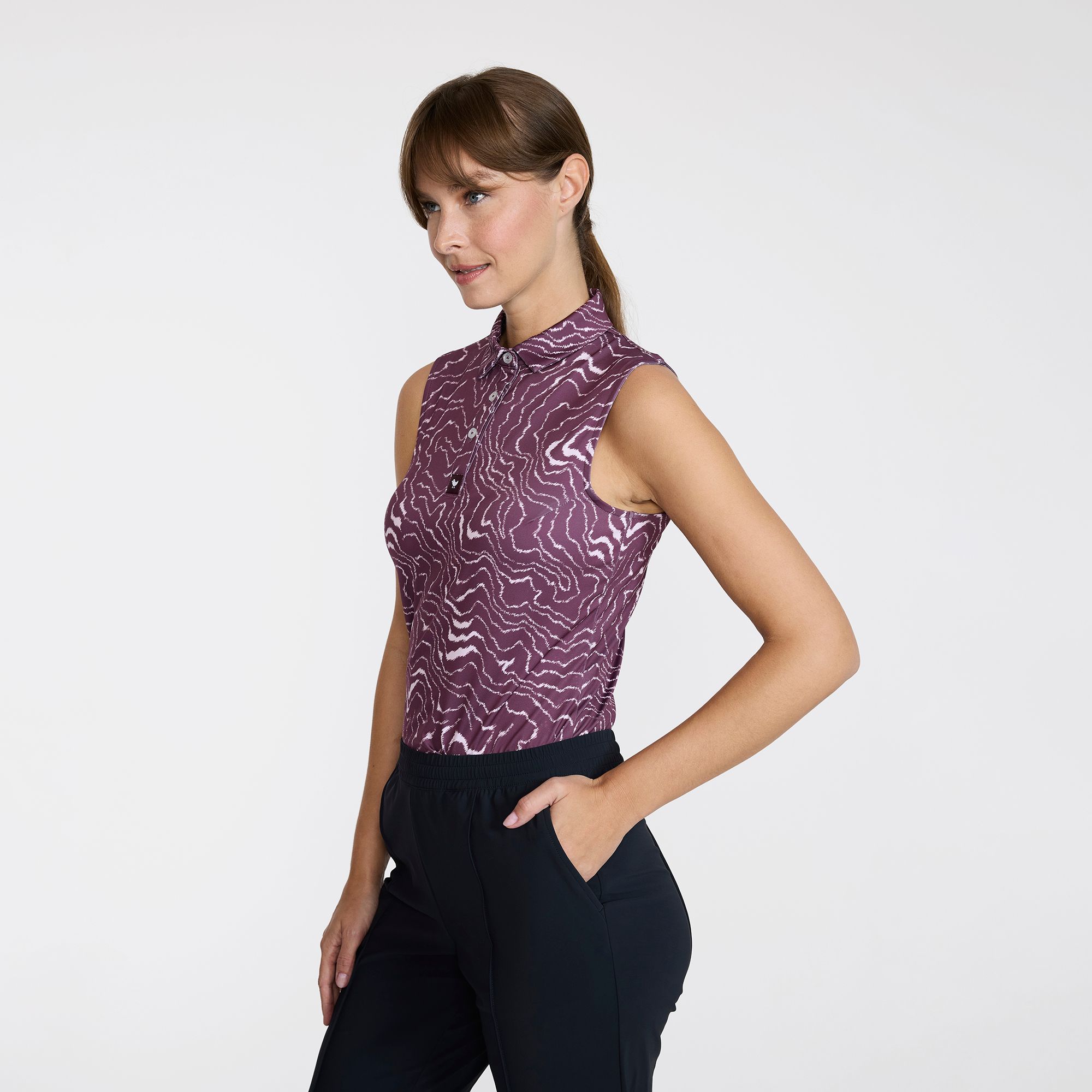 Bad Birdie Women's Sleeveless Performance Golf Polo product image