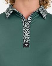 Bad Birdie Women's Short Sleeve Mint Chip Color Block Golf Polo product image