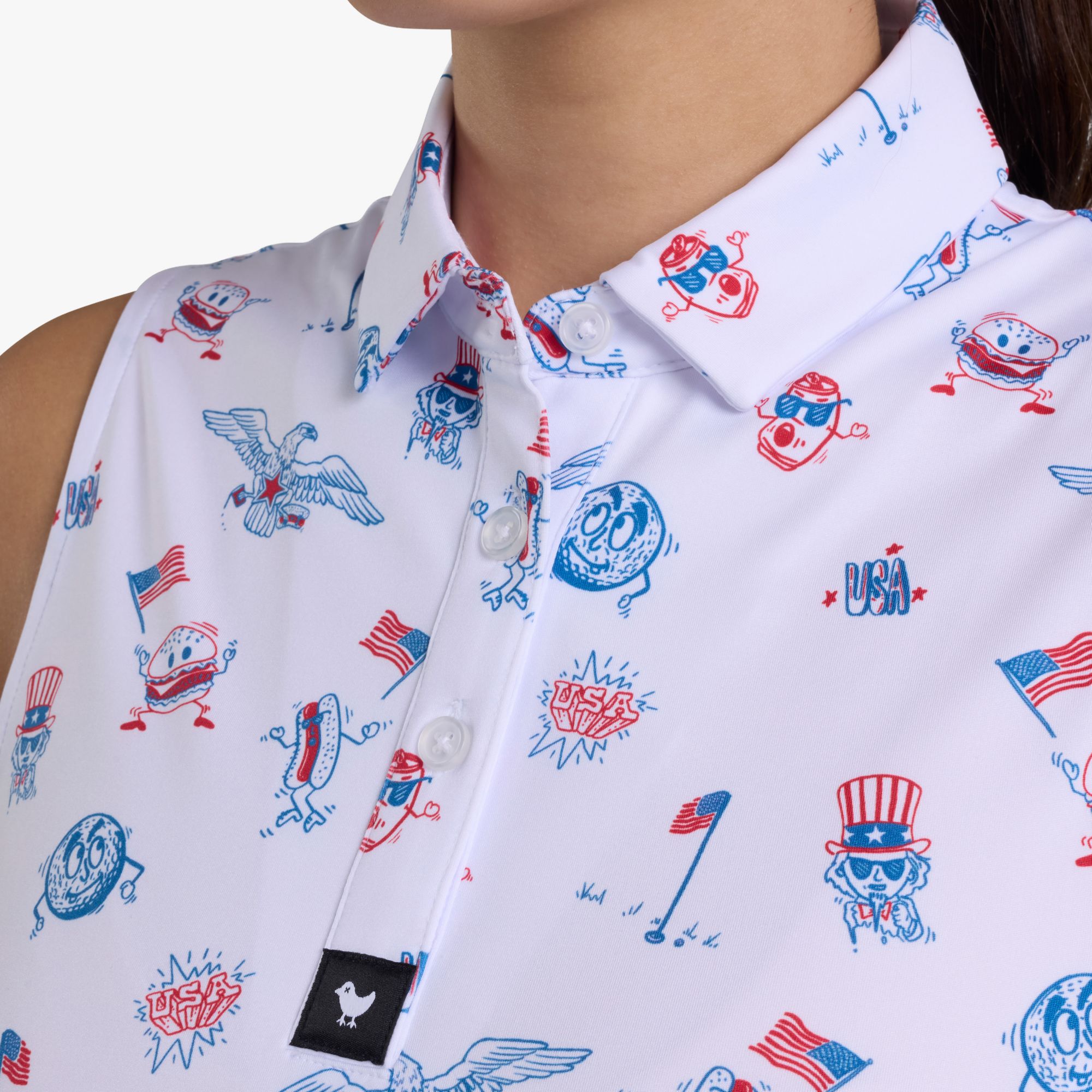 Bad Birdie Women's Sleeveless Performance Golf Polo product image