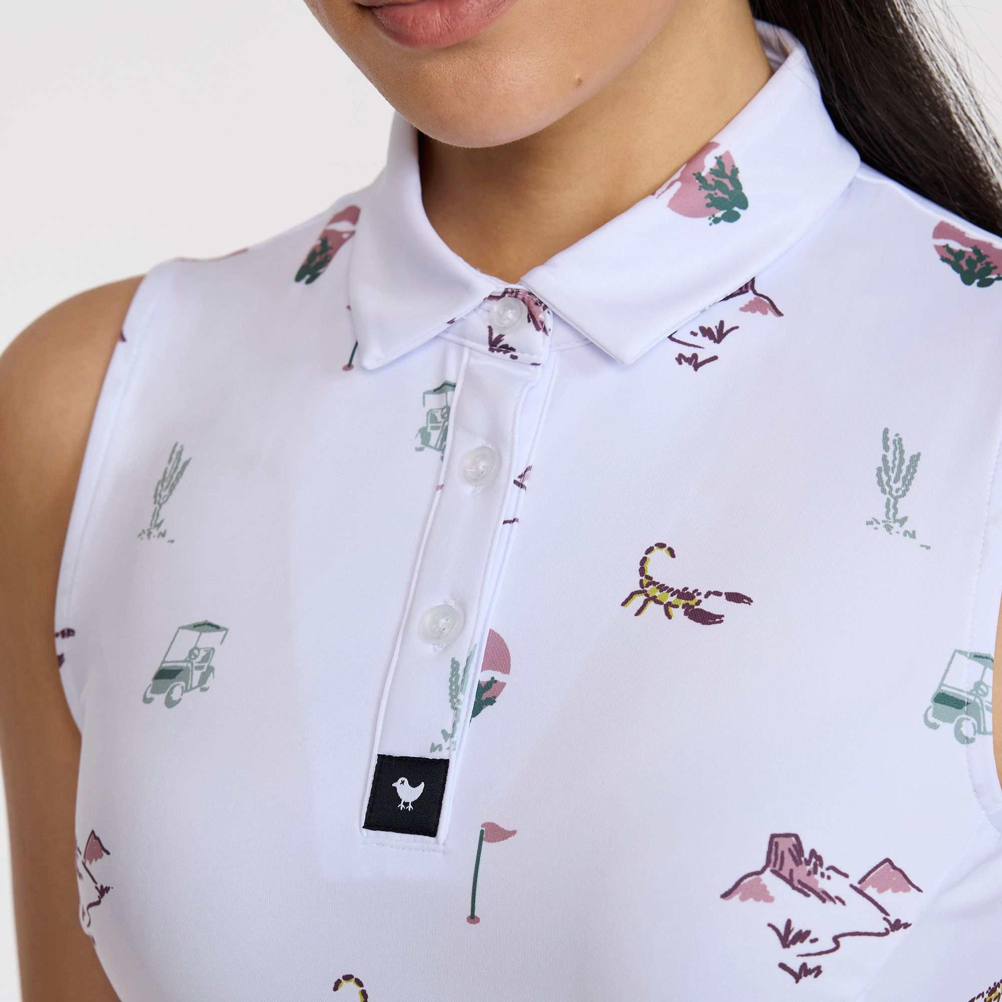 Bad Birdie Women's Sleeveless Performance Golf Polo product image