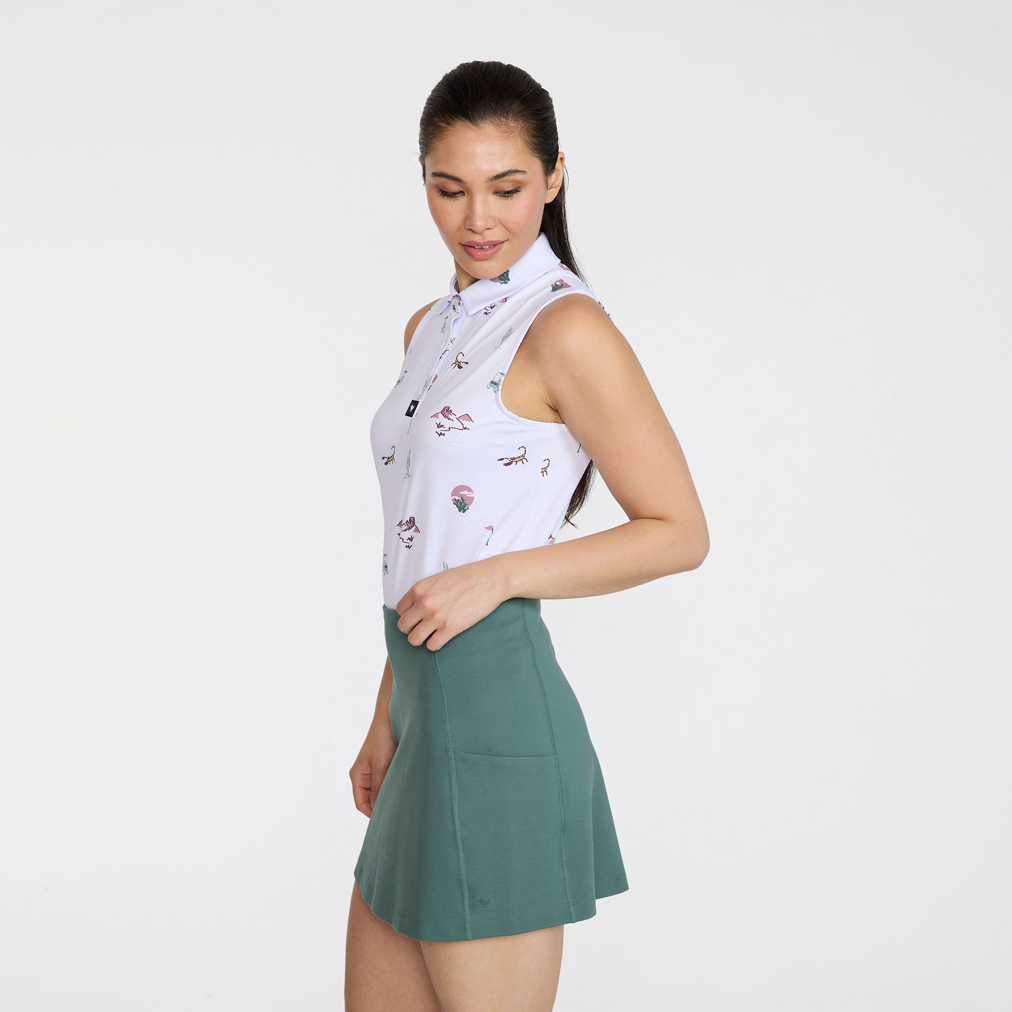 Bad Birdie Women's Sleeveless Performance Golf Polo product image