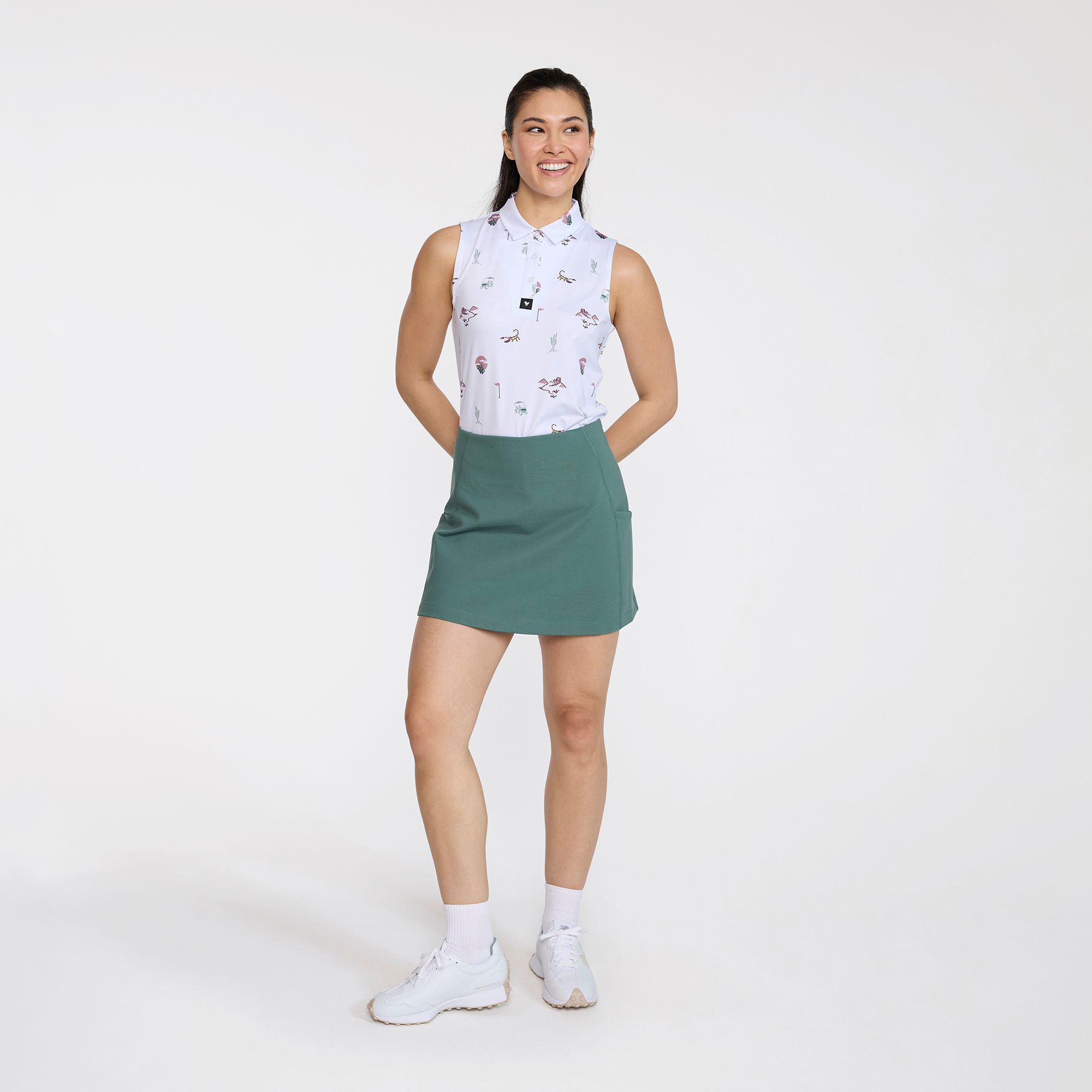 Bad Birdie Women's Sleeveless Performance Golf Polo product image