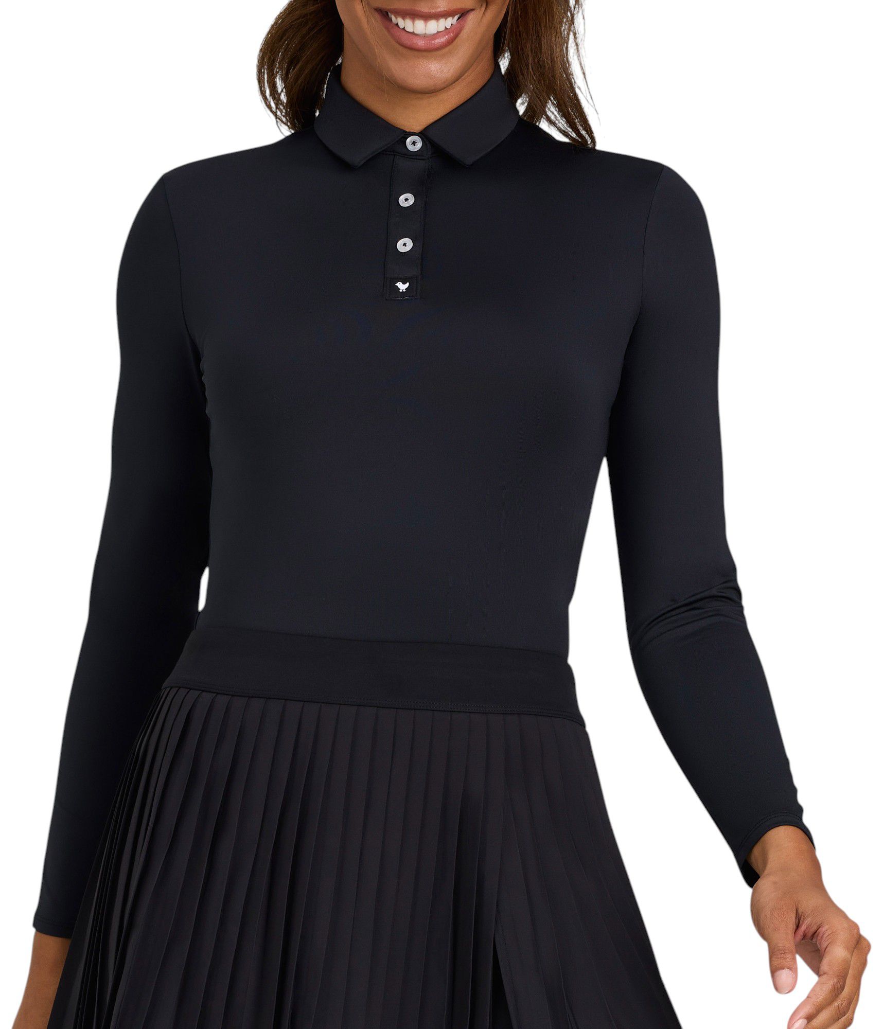 Bad Birdie Women's Long Sleeve Core Performance Golf Polo product image