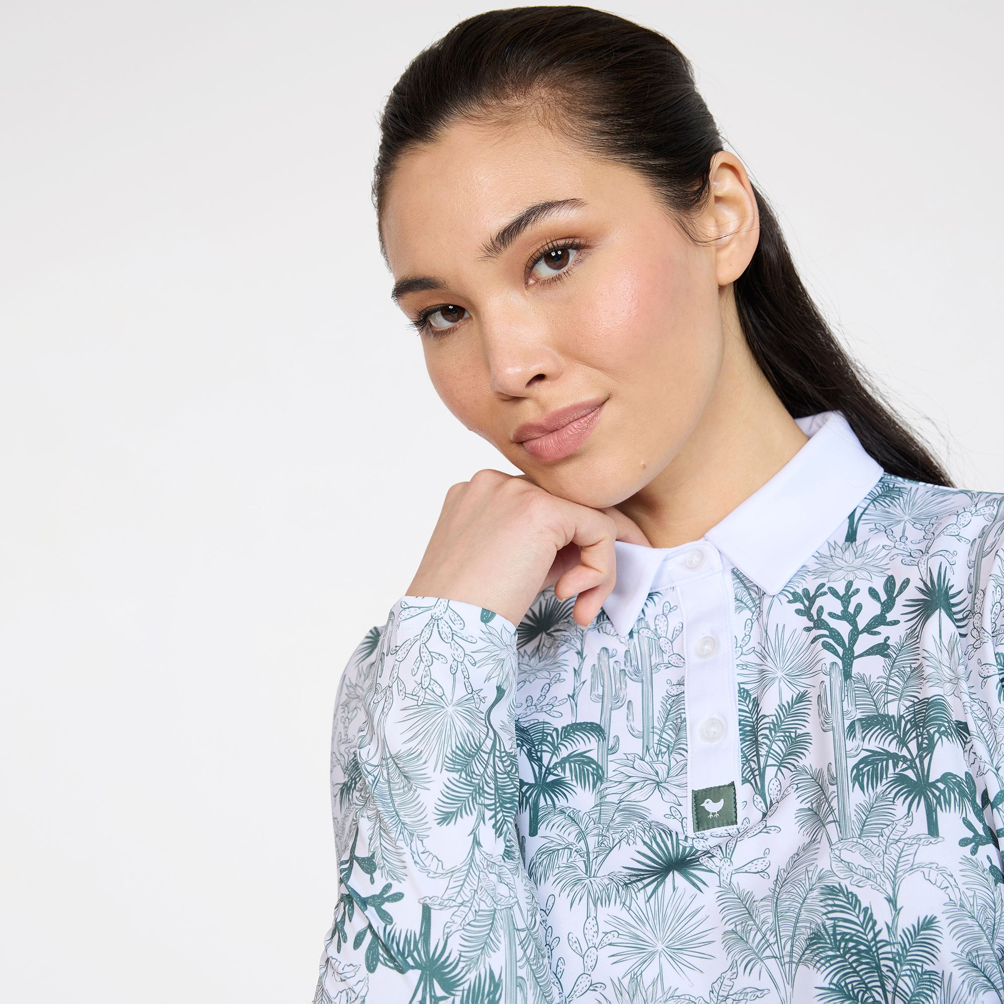 Bad Birdie Women's Long Sleeve Core Performance Golf Polo product image