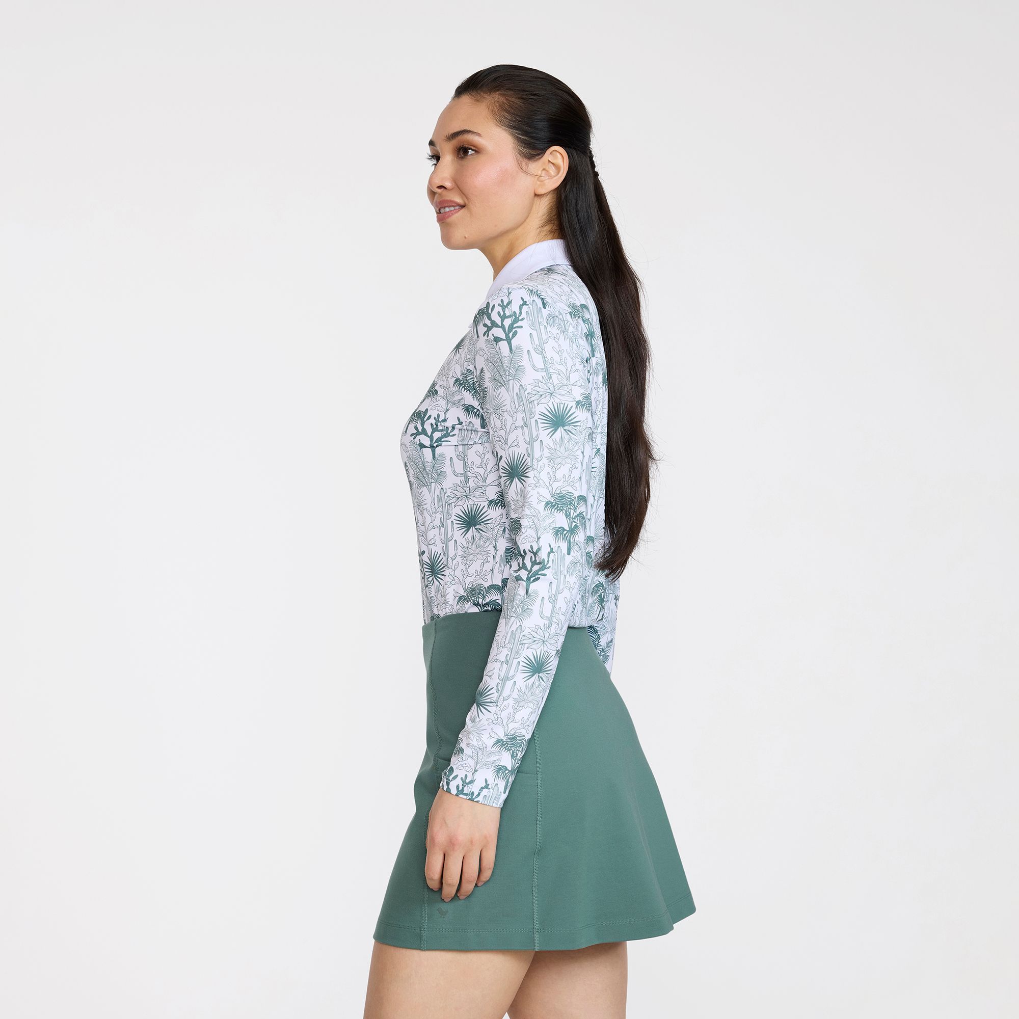 Bad Birdie Women's Long Sleeve Core Performance Golf Polo product image